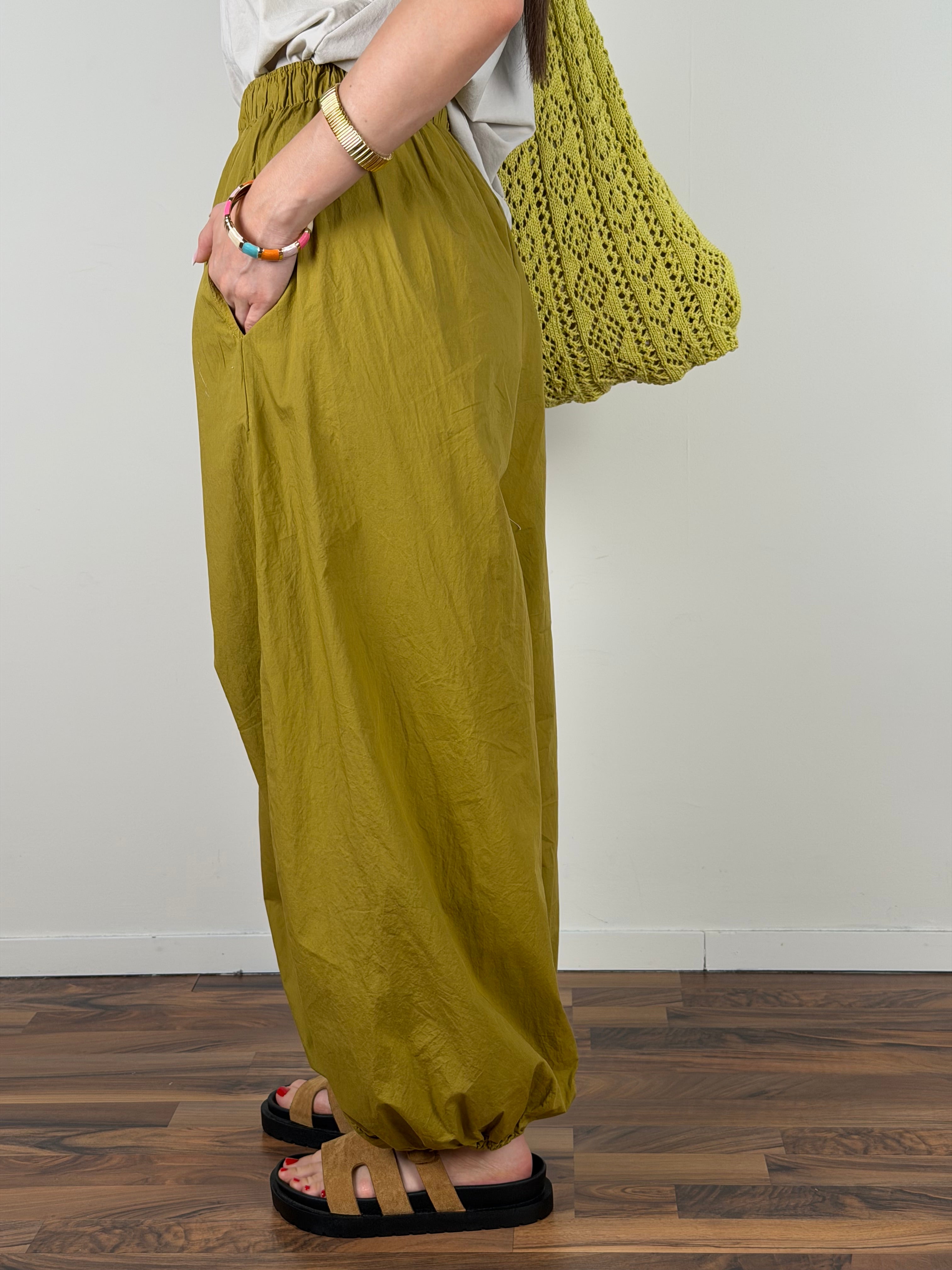 Pantalone Duna verde acido