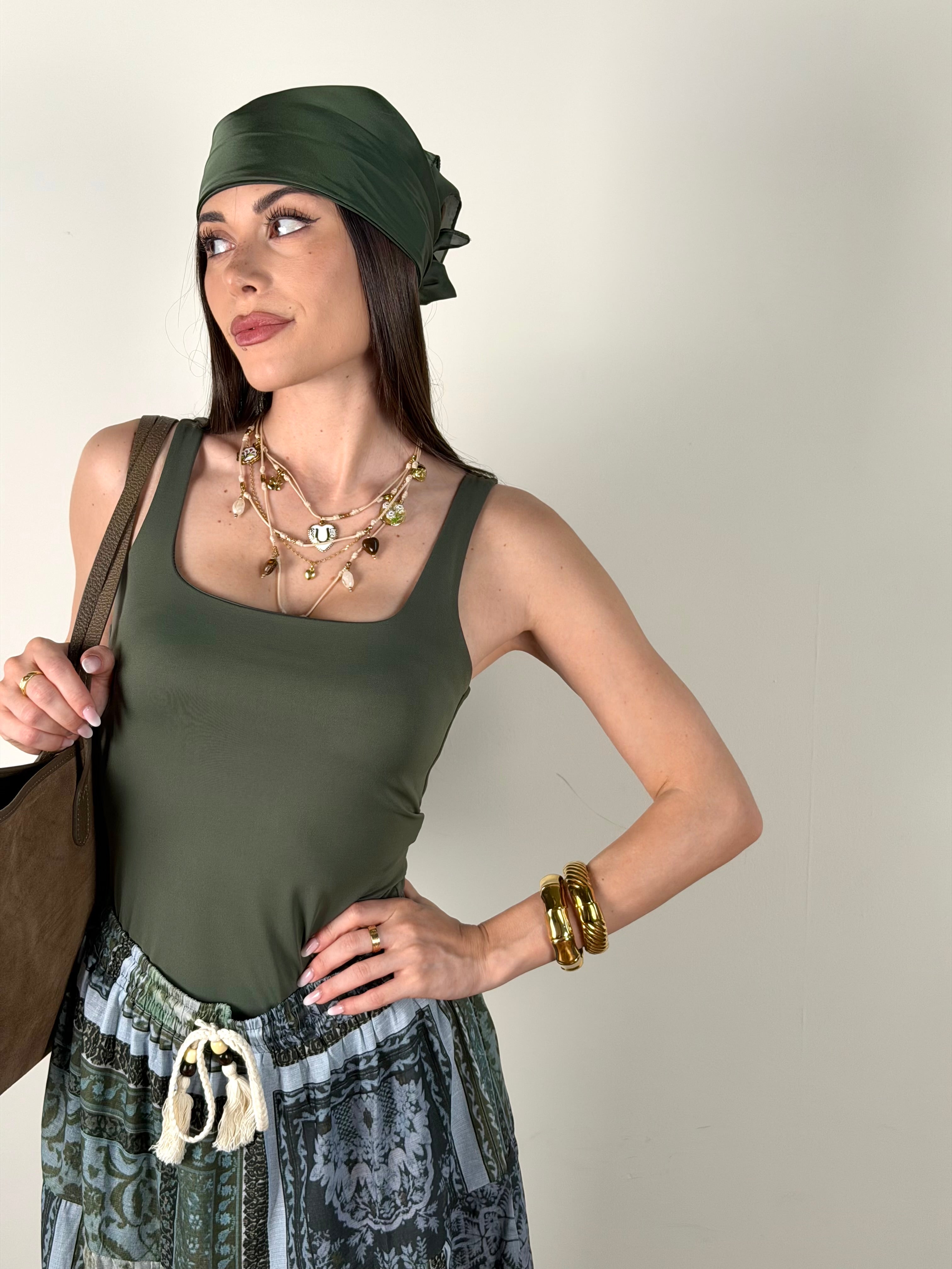 Top Alessia verde