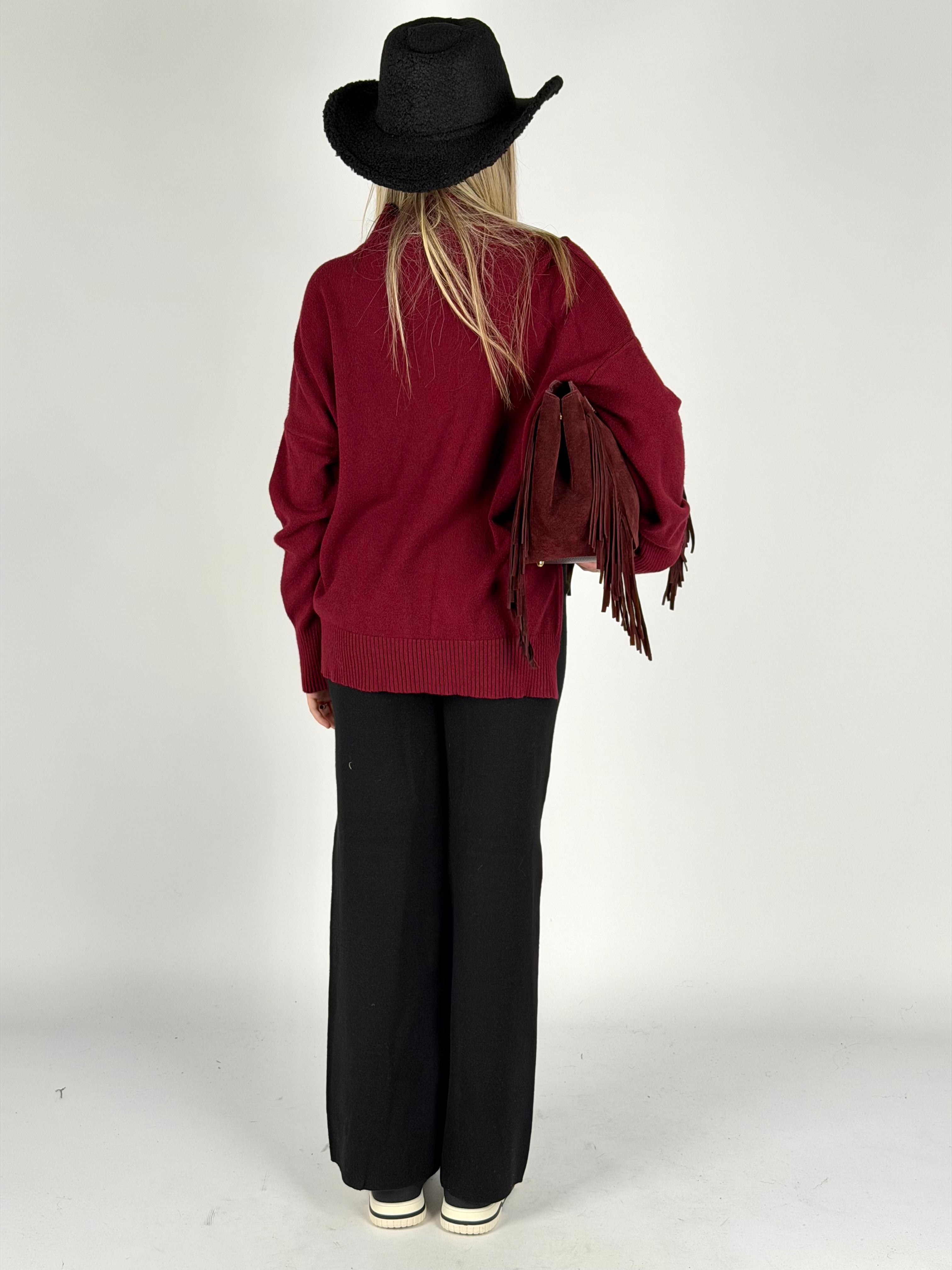 Maglia Aluna bordeaux