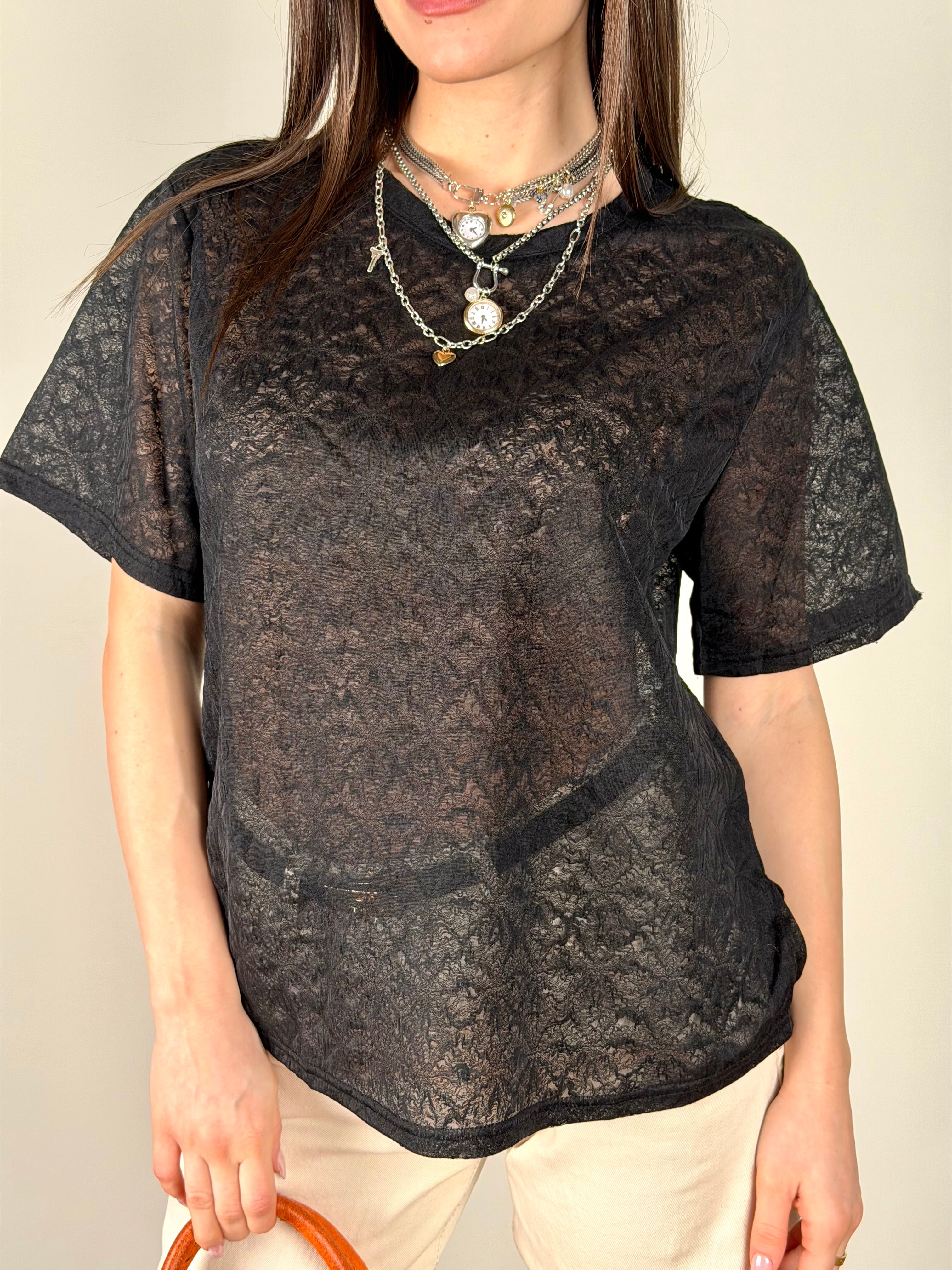 Maglia piccola visione nera