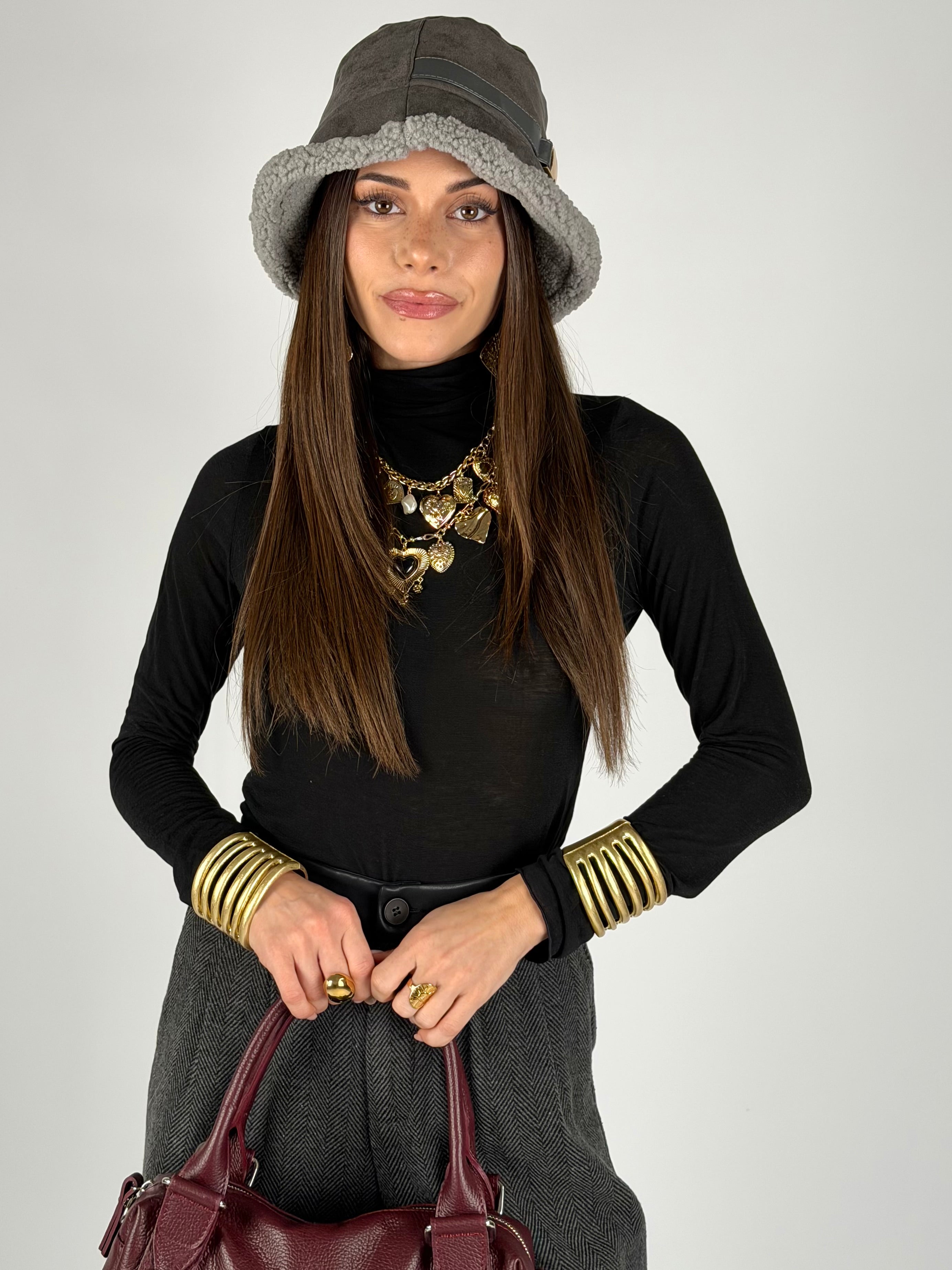 Dolcevita collo alto nero