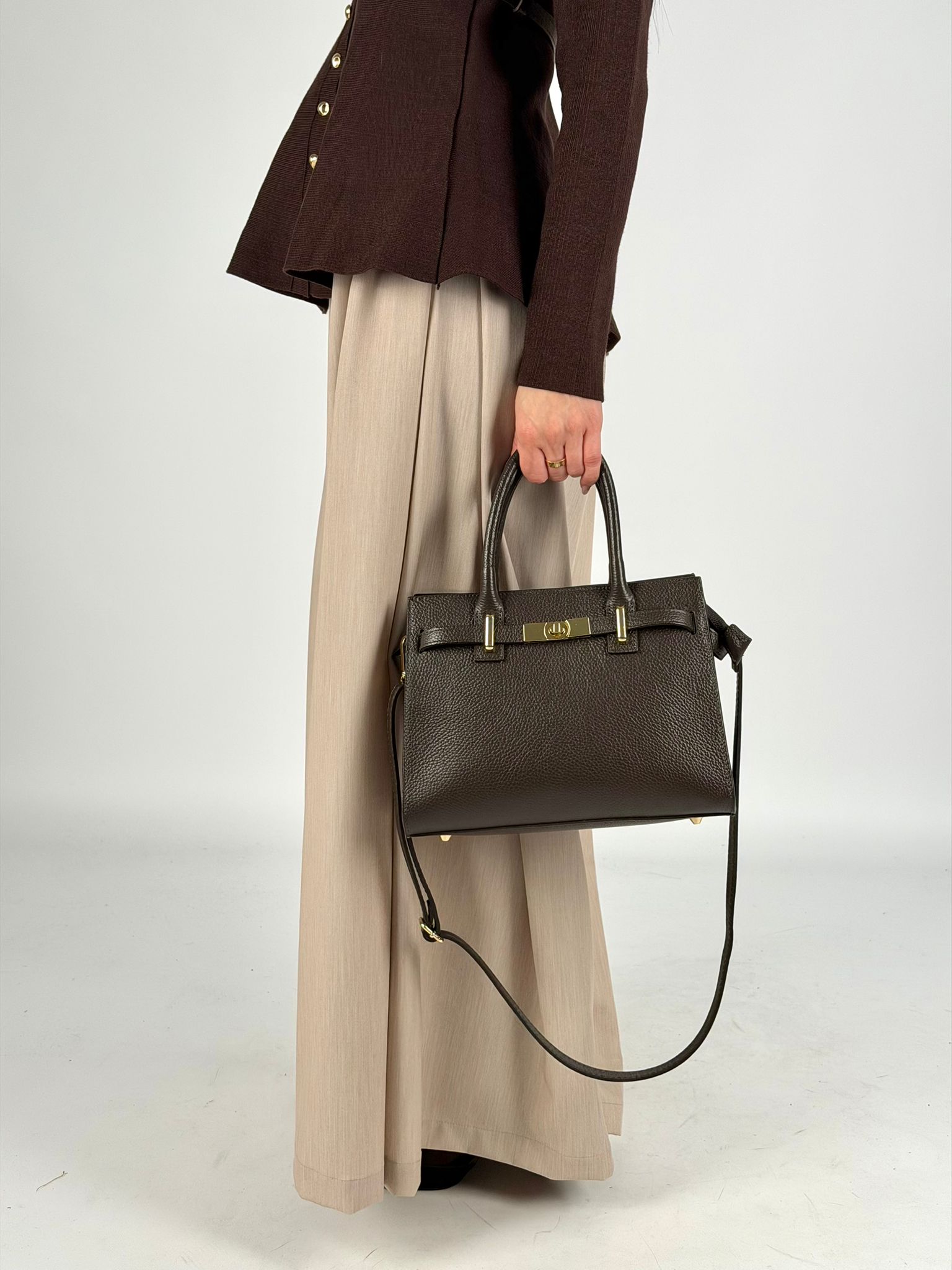 Pantalone bonton beige