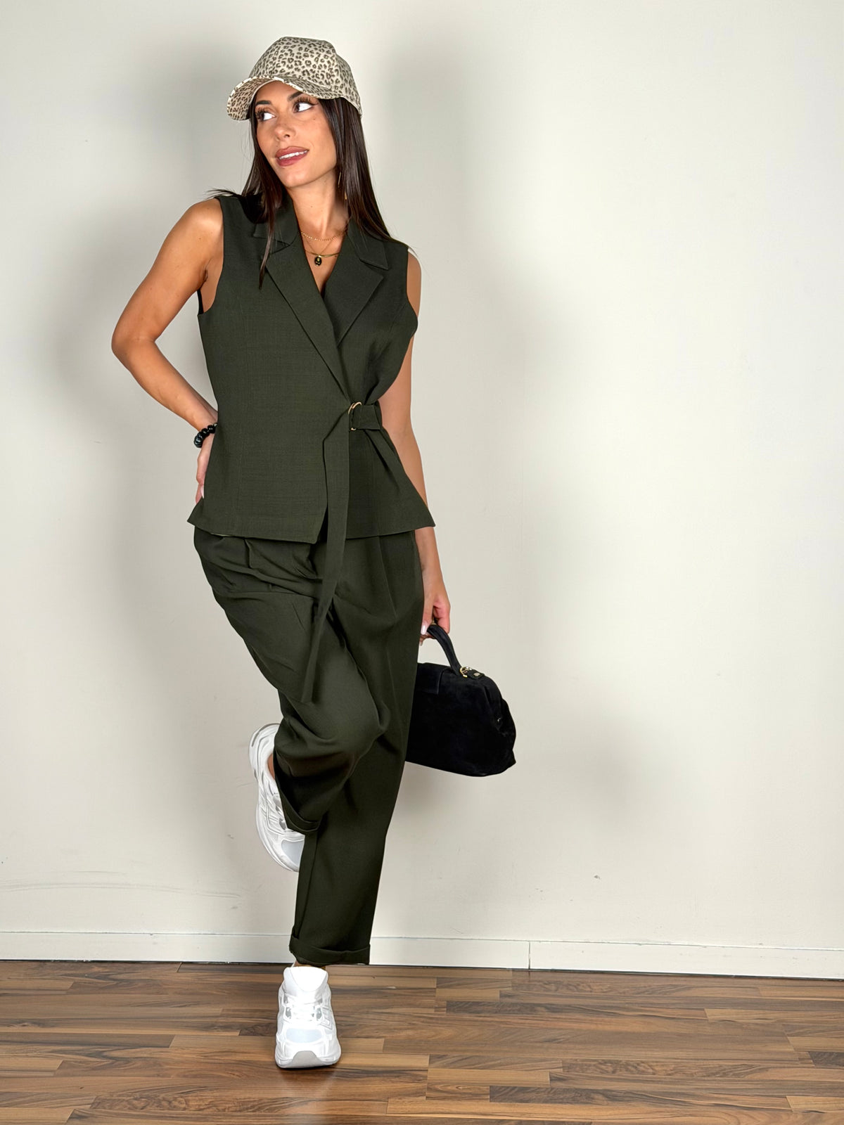 Pantalone Diana verde