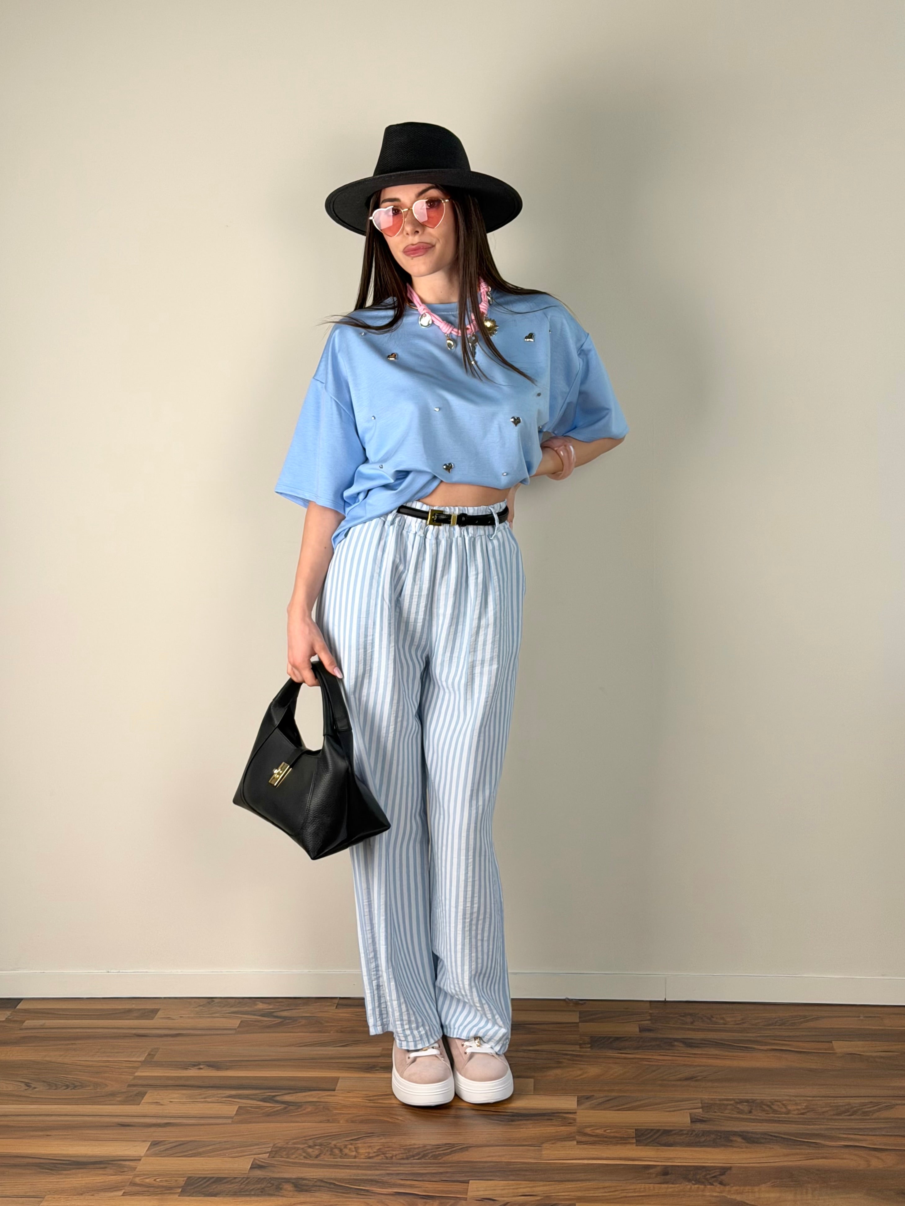 T-shirt Essenza celeste