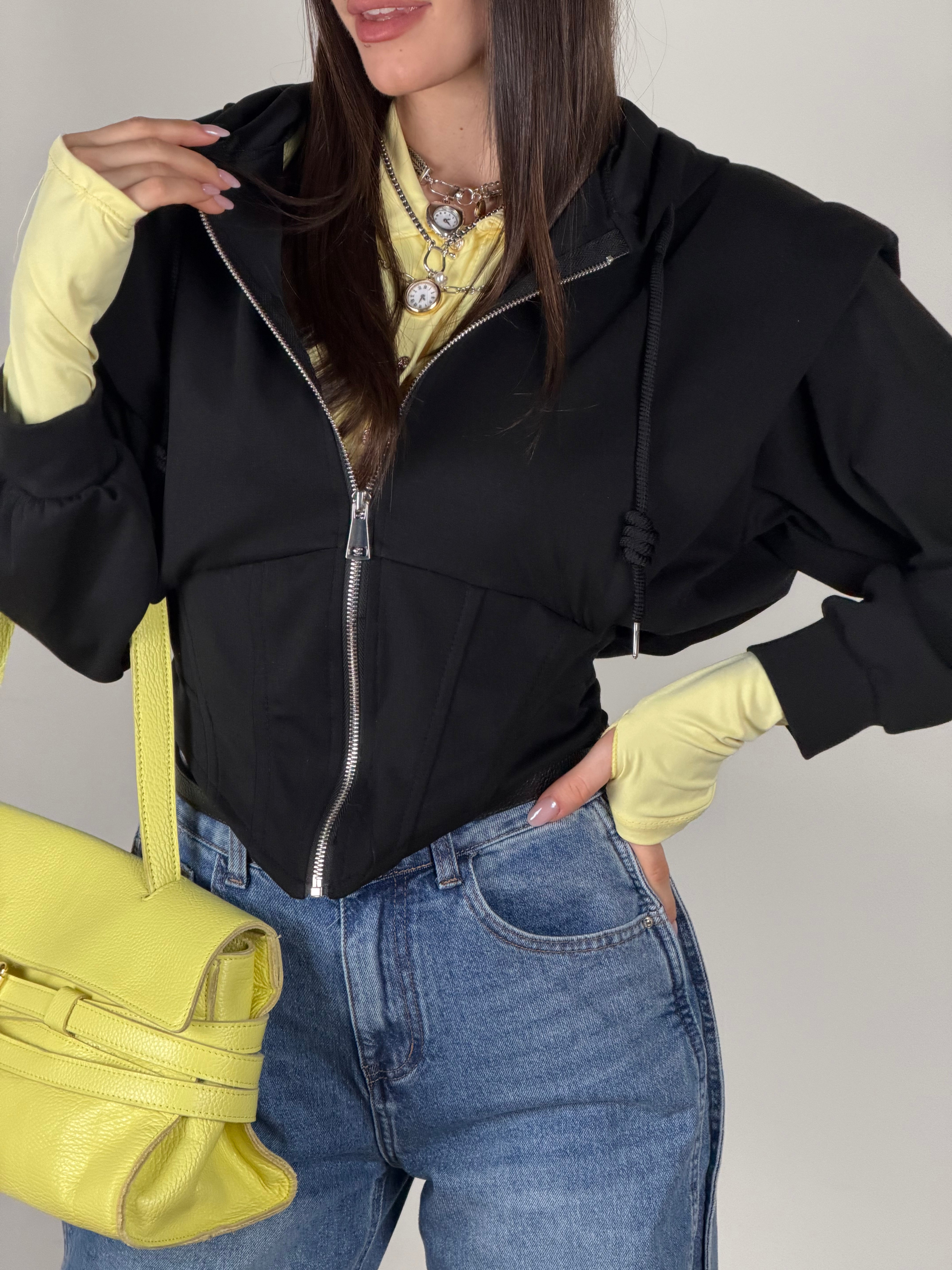 Felpa Rubacuori nera