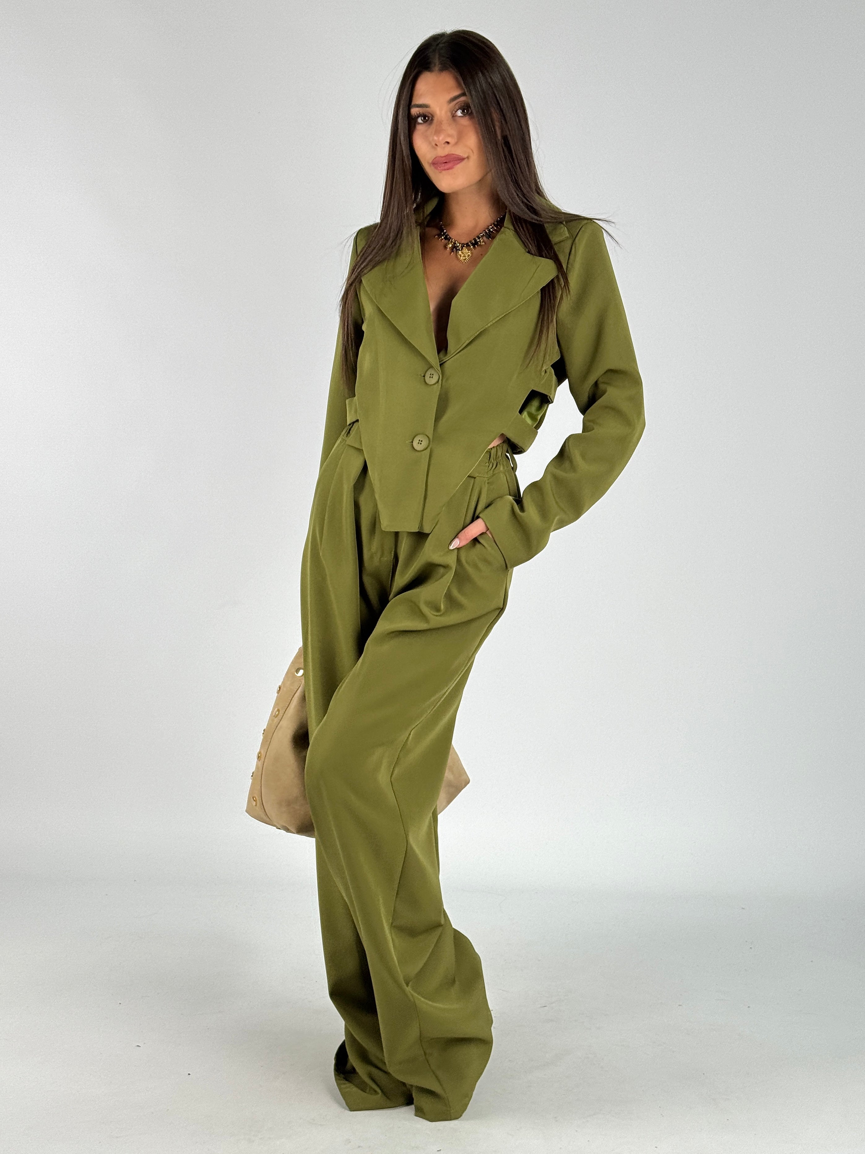 Completo Manhattan verde