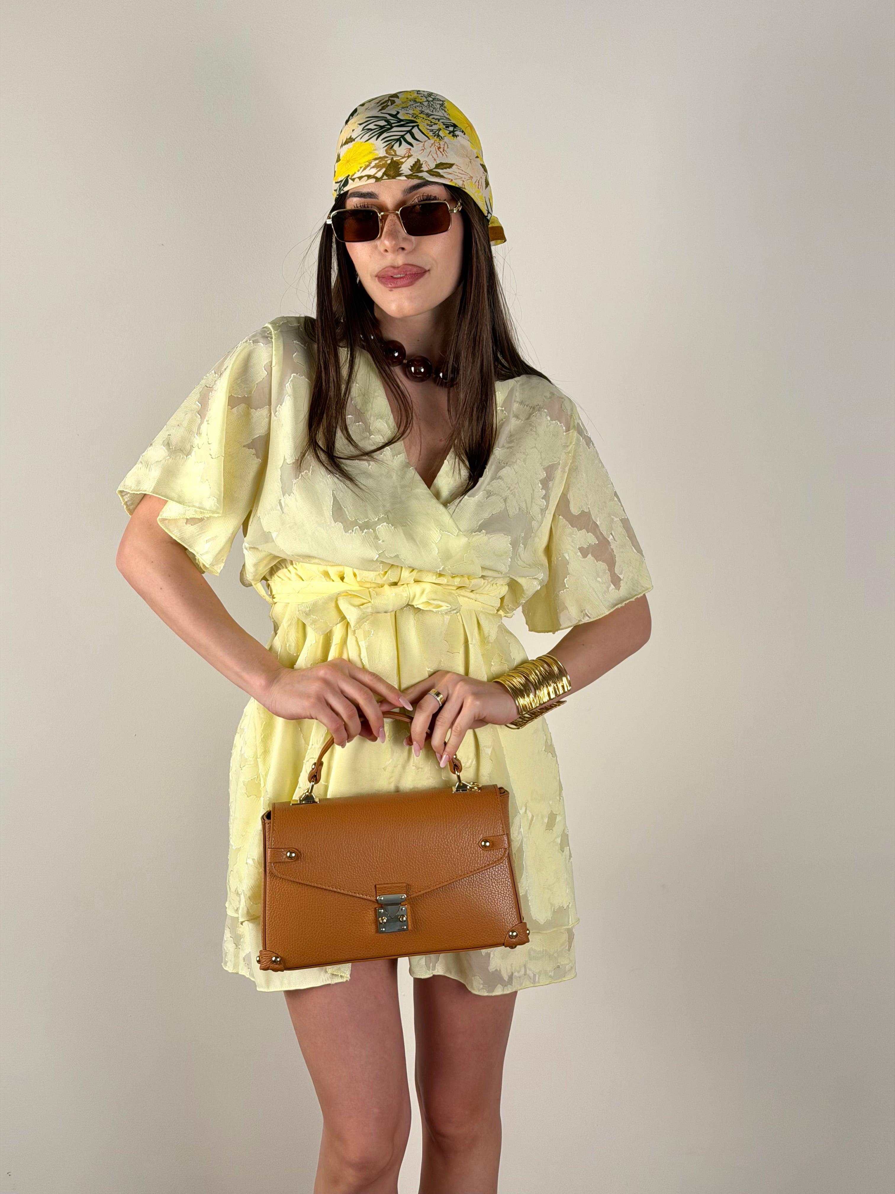 Abito Boho giallo