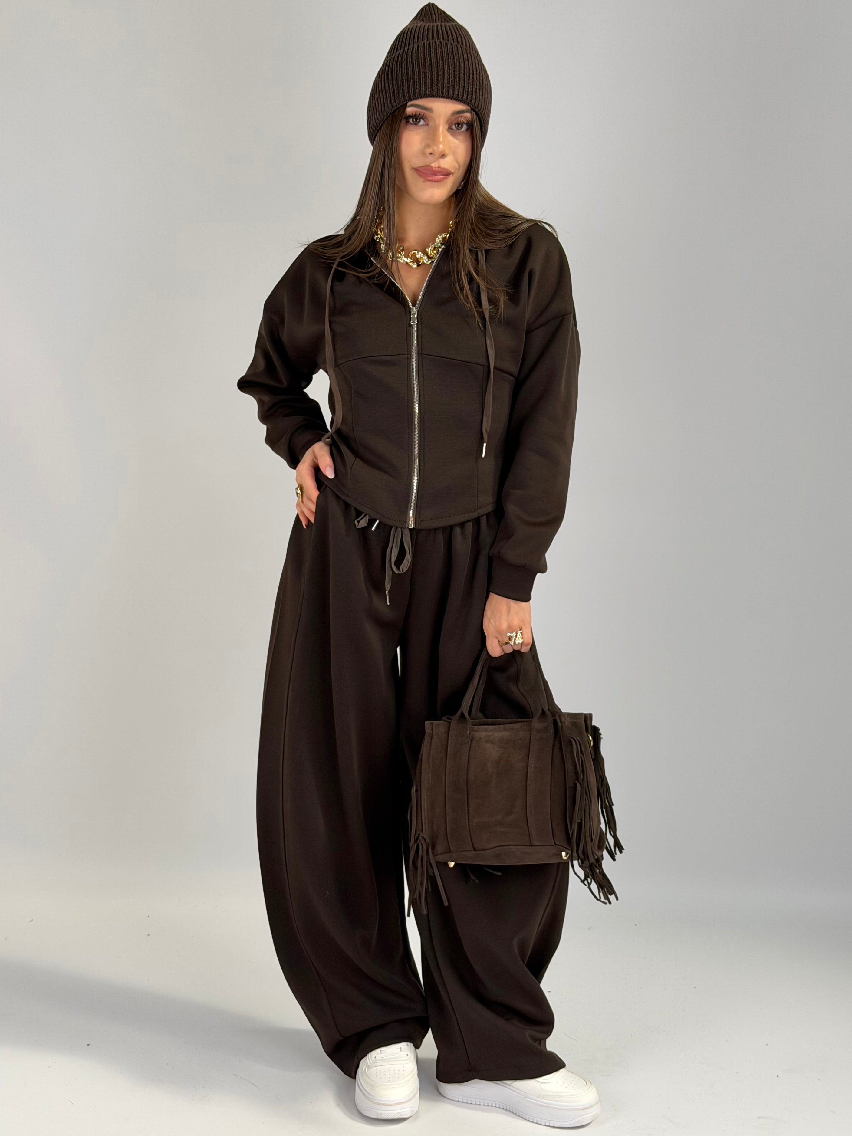 Felpa tuta sportiva Evelyn moro