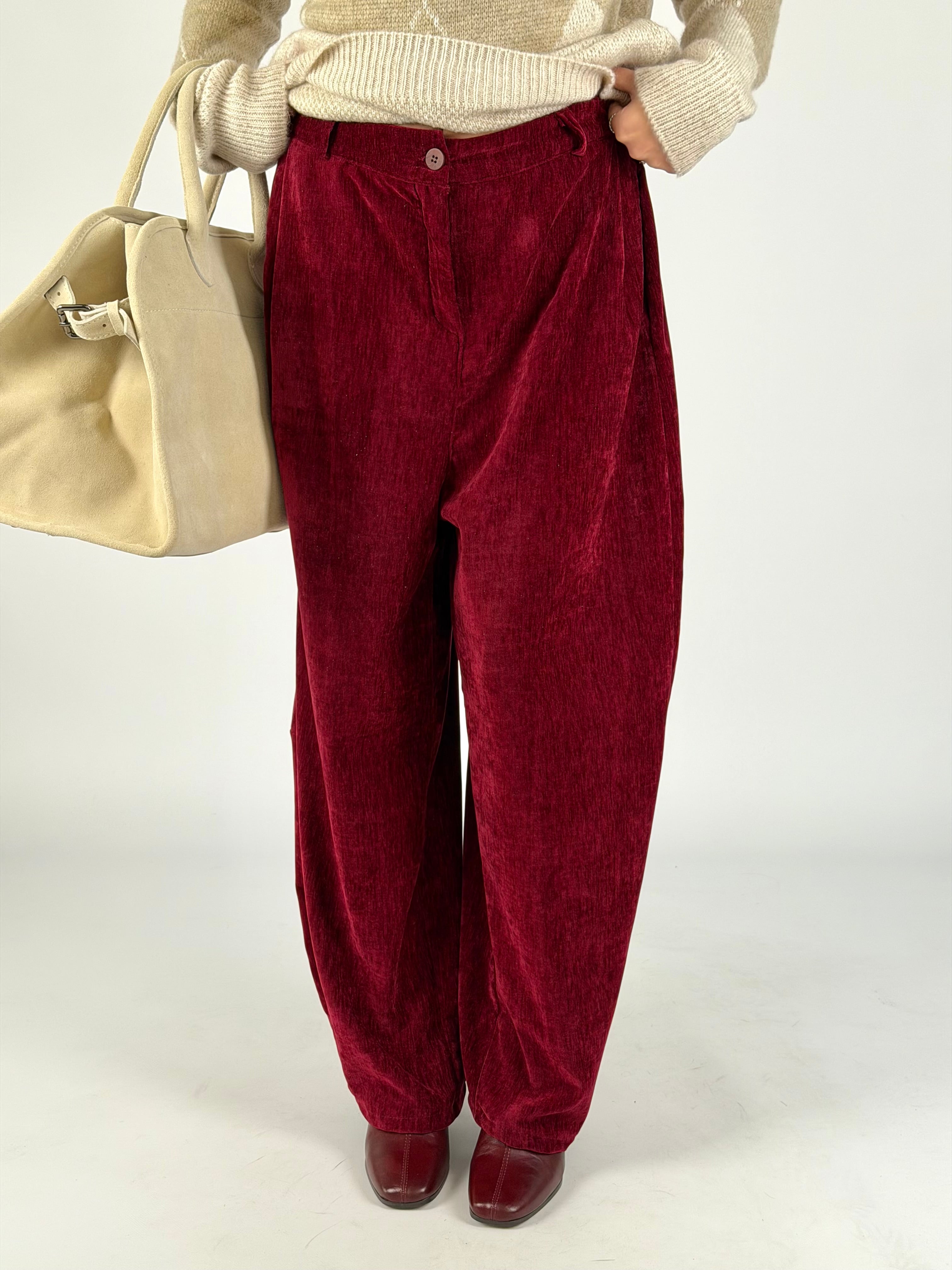 Pantalone Venezia bordeaux