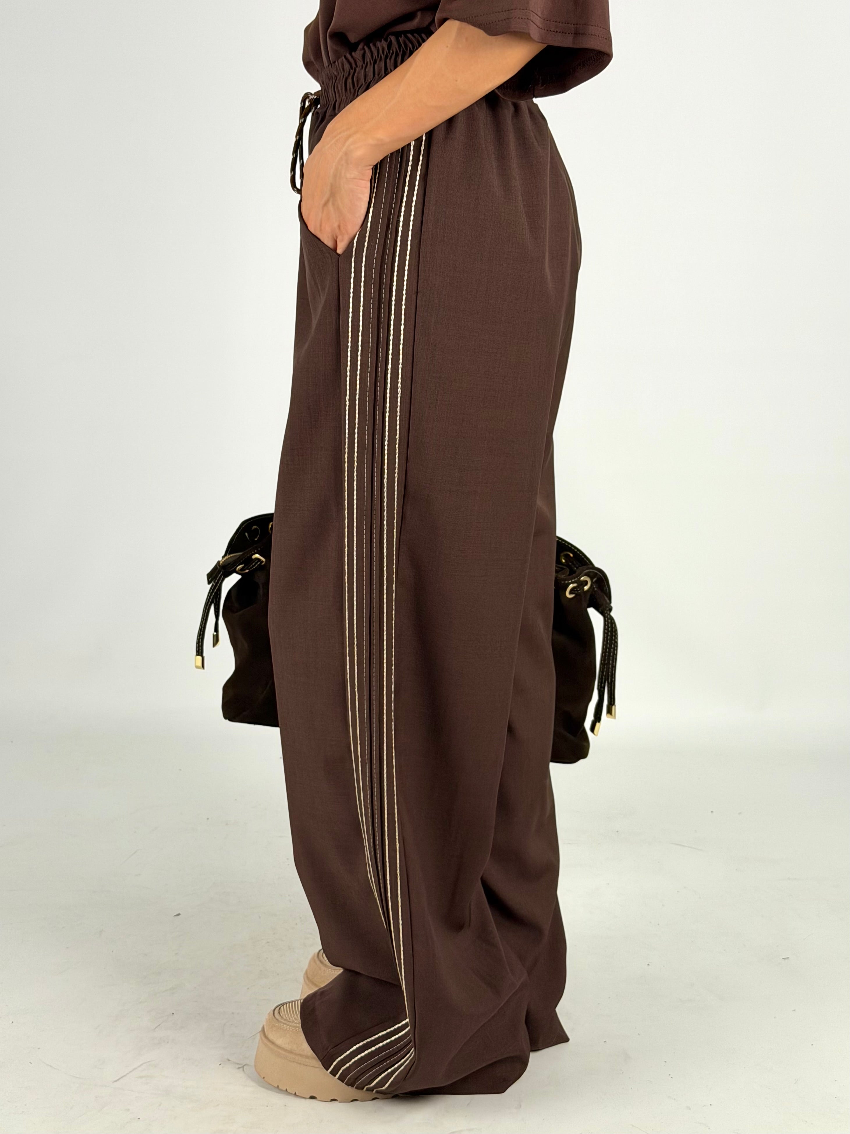 Pantalone righe moro