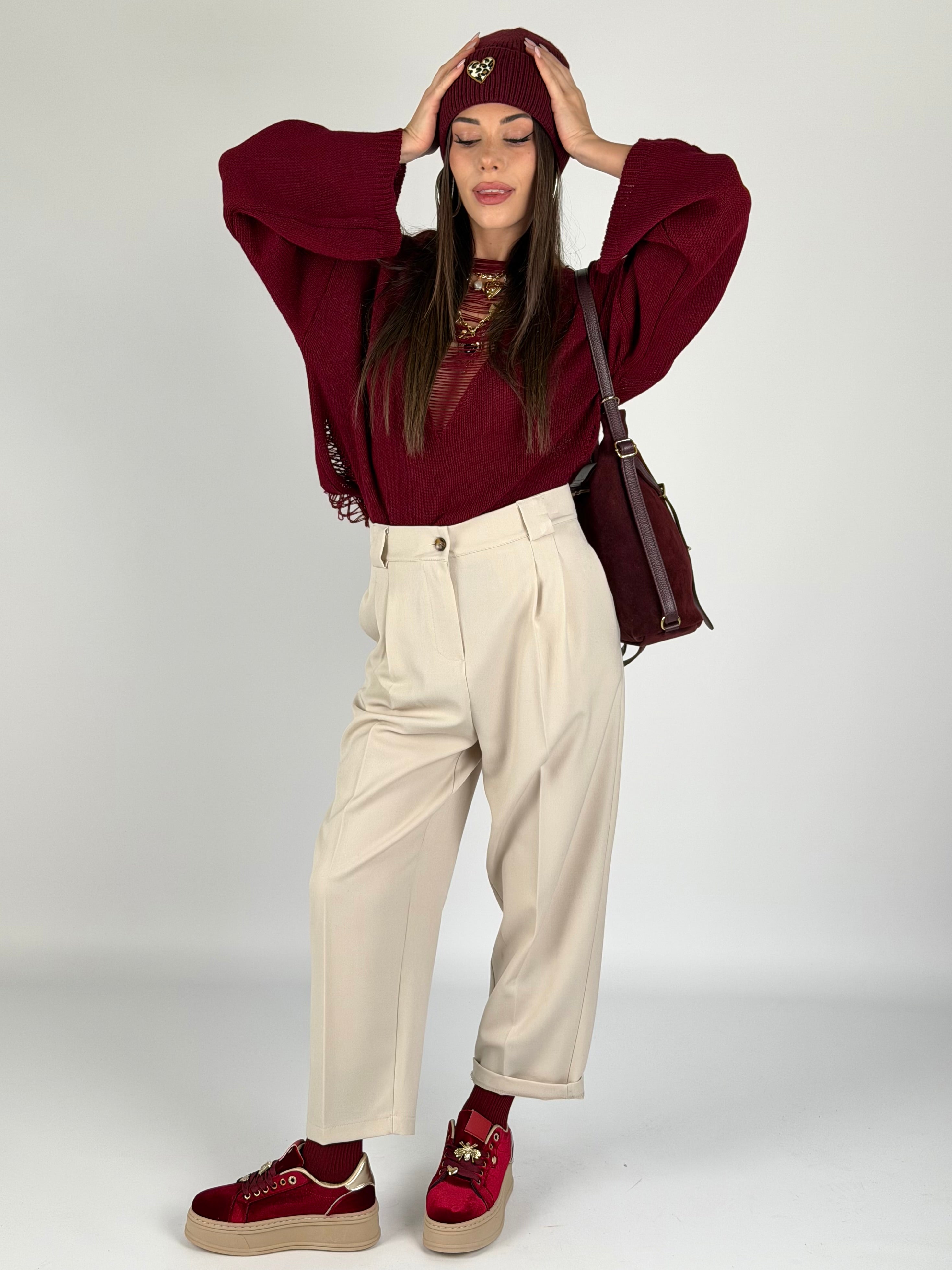 Pantalone Amanda beige