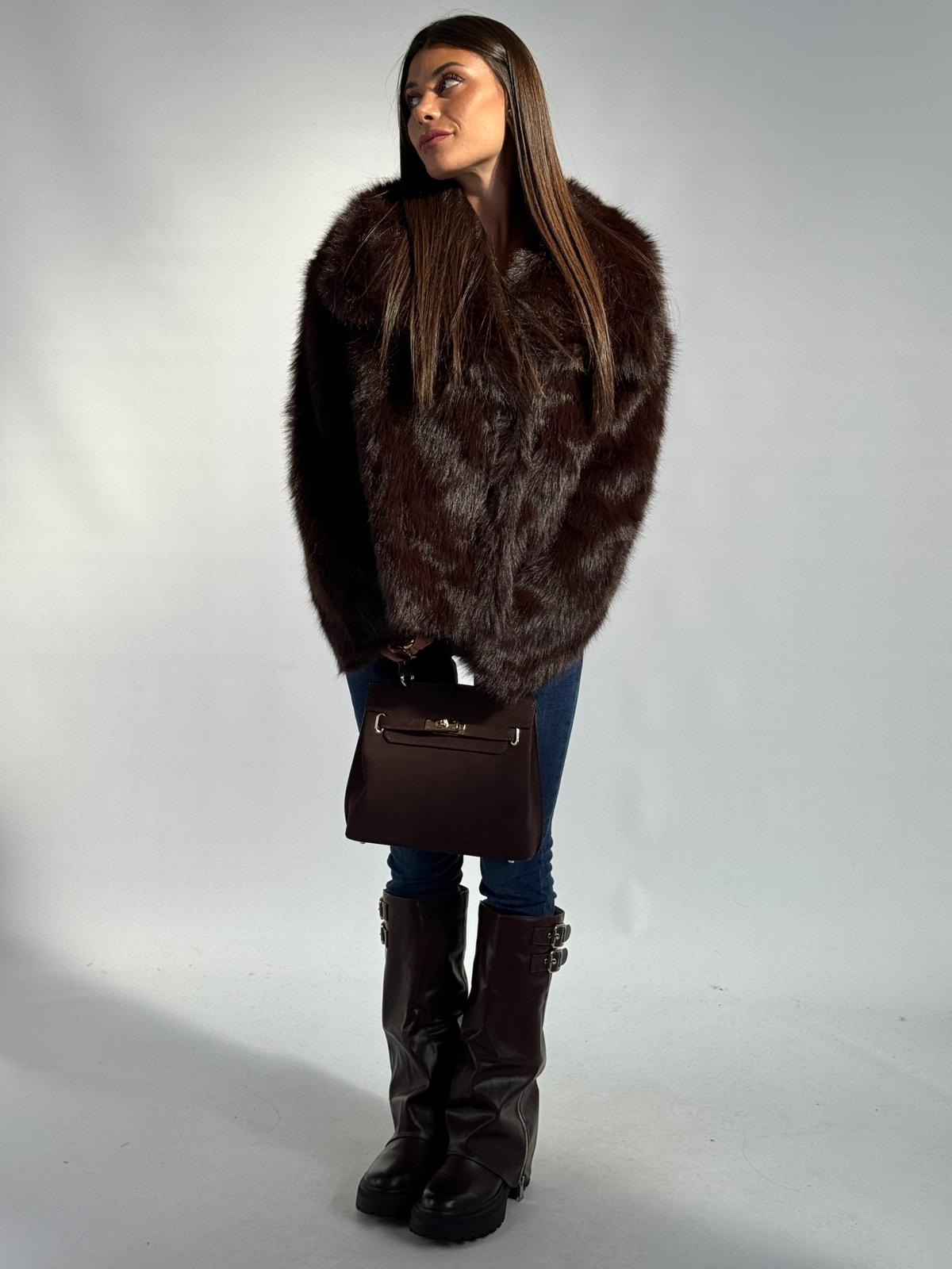 Pelliccia Gemma moro