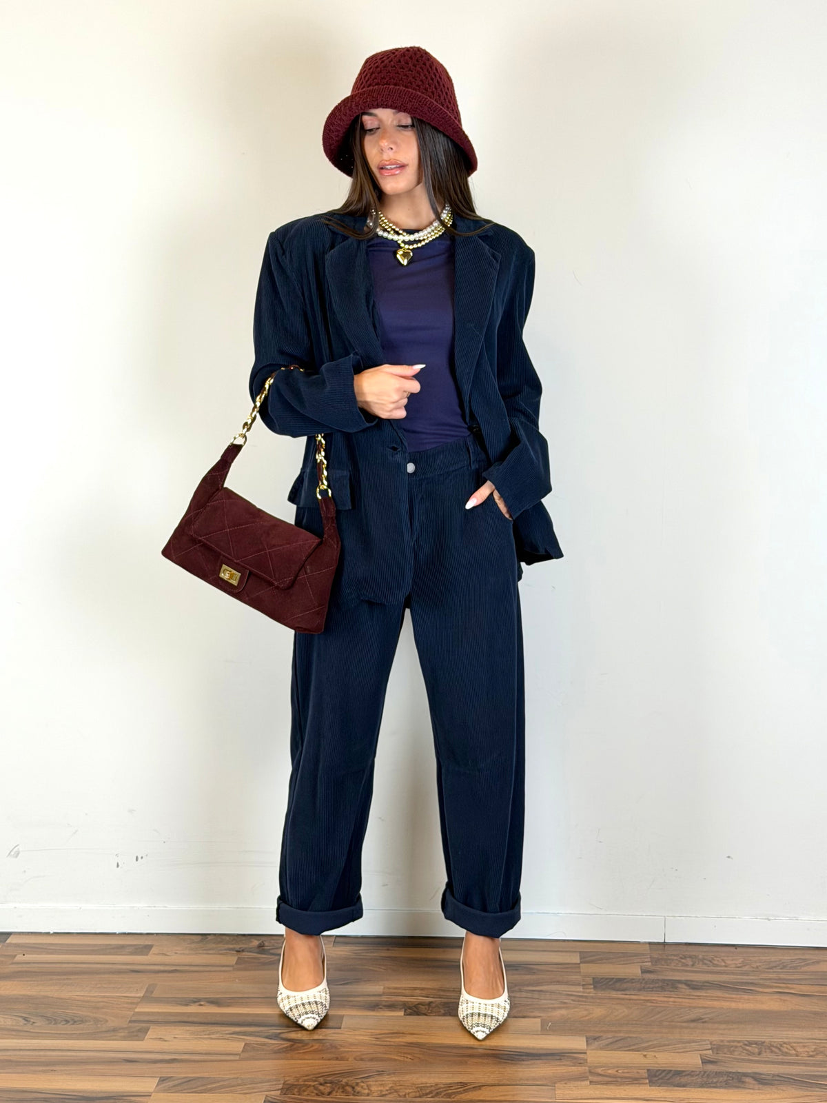 Giacca Autunno blu