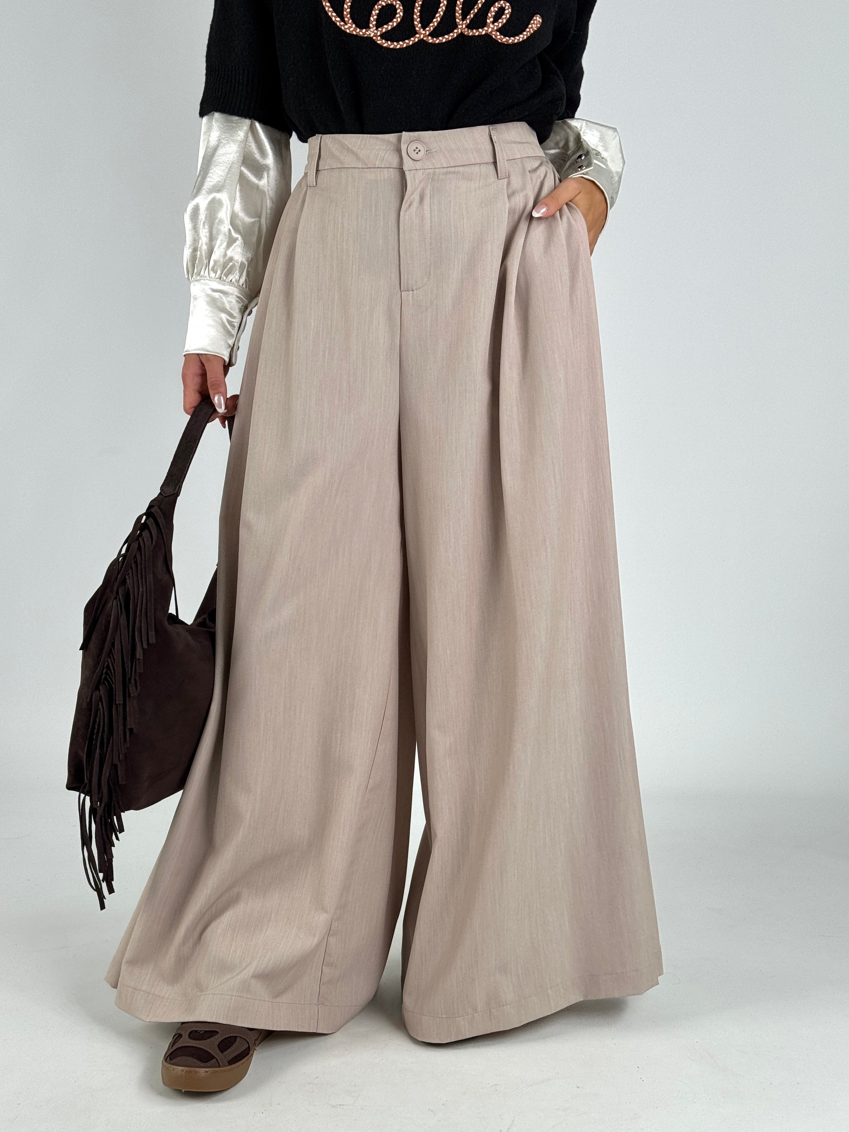 Pantalone Belle beige