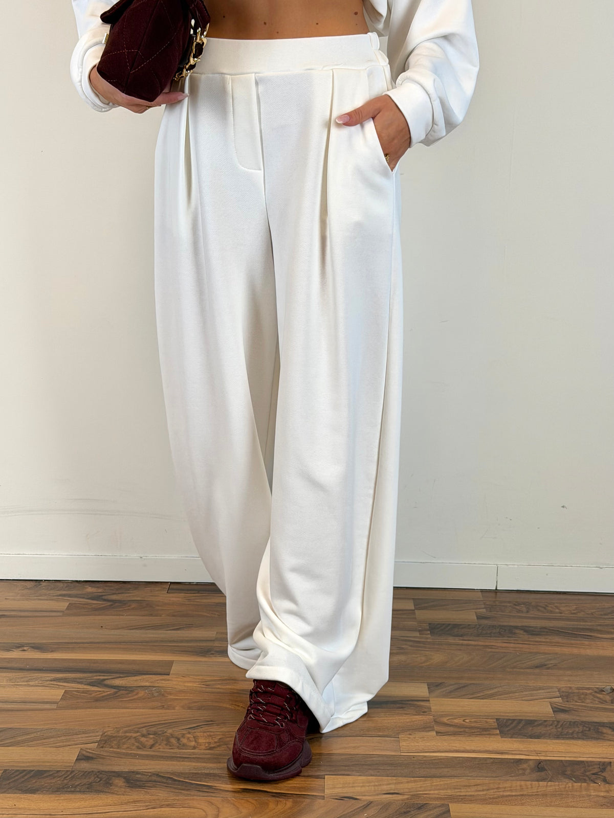 Pantalone tuta Funny panna