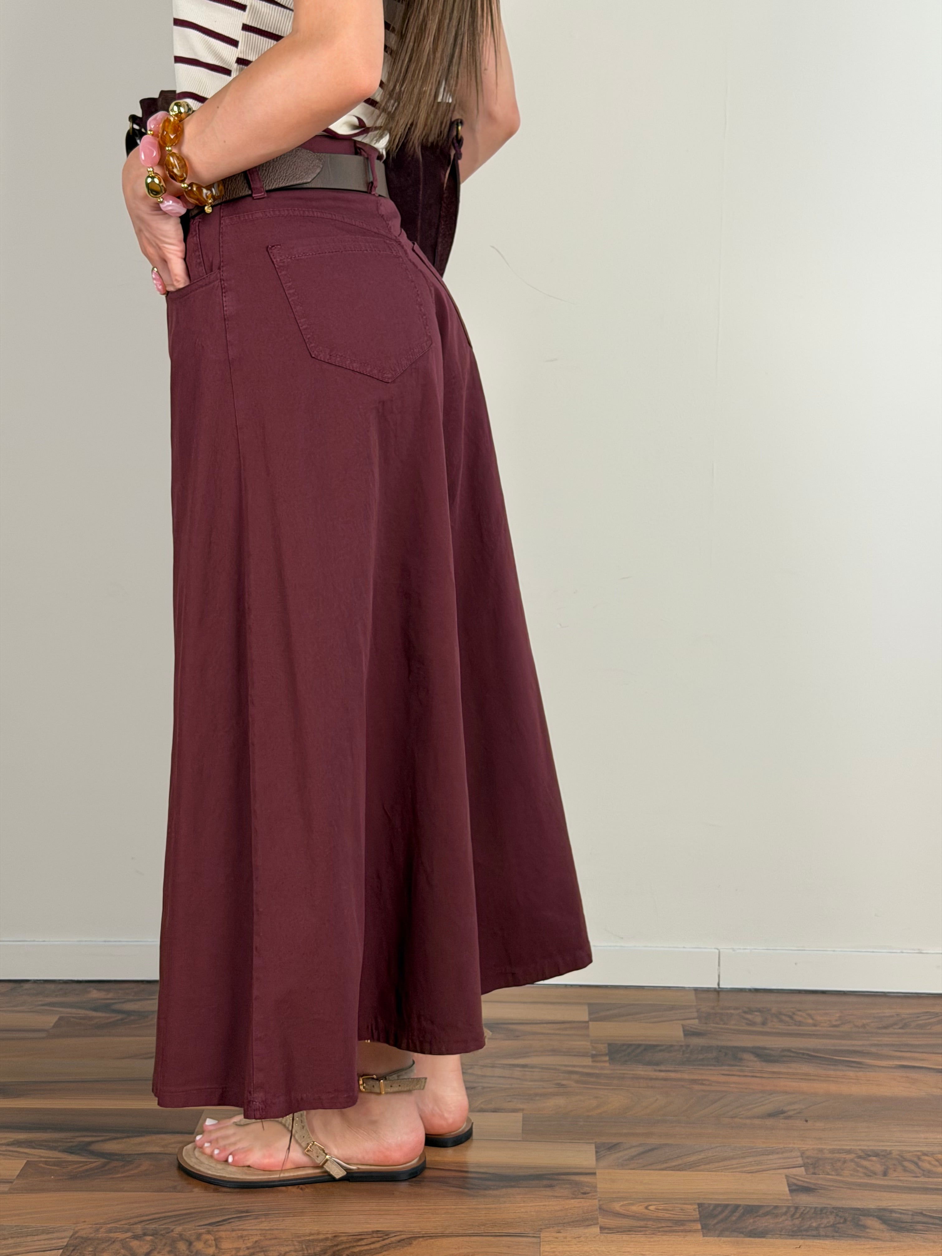 Pantalone Kenya bordeaux