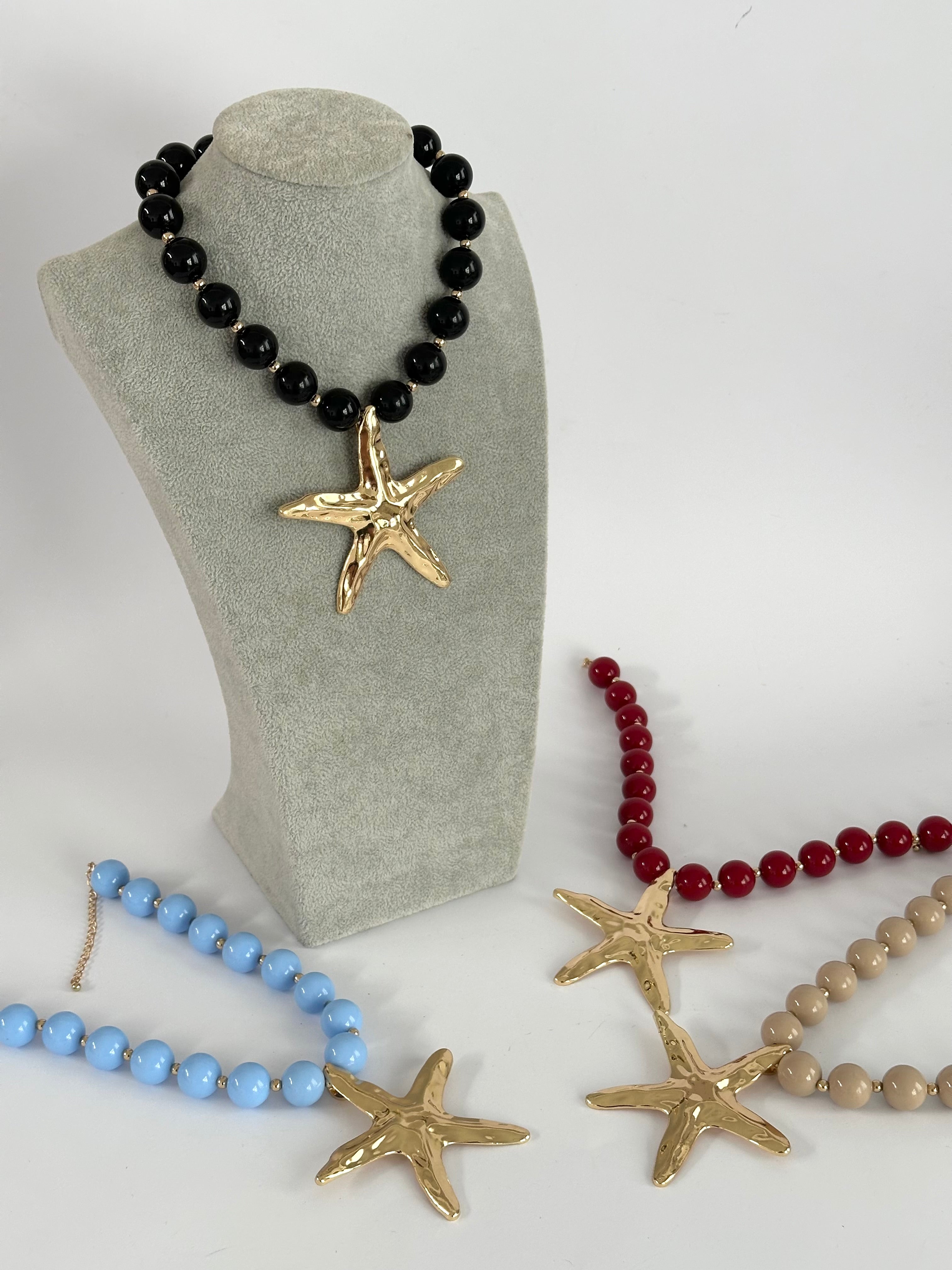 Maxi Collana perle e stella