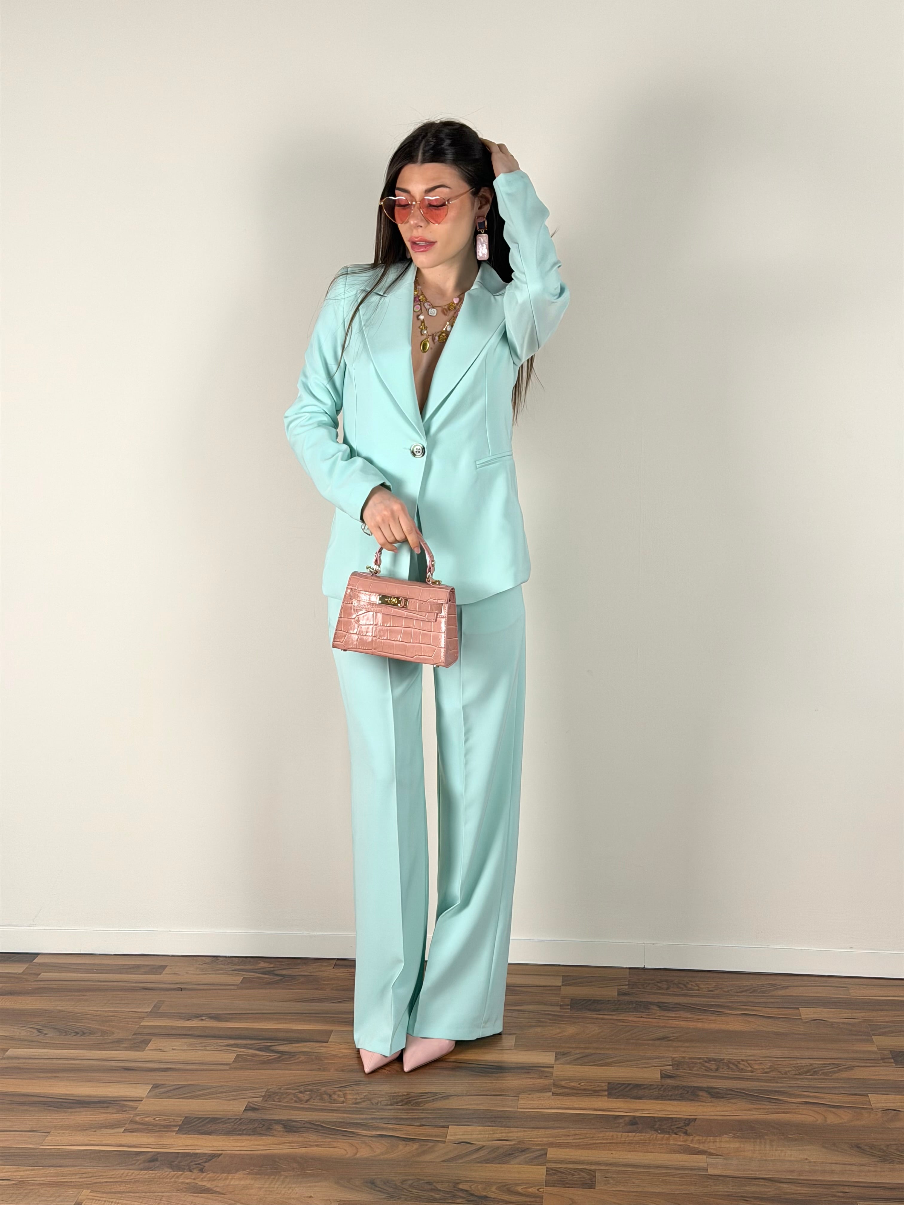 Completo elodie palazzo turchese