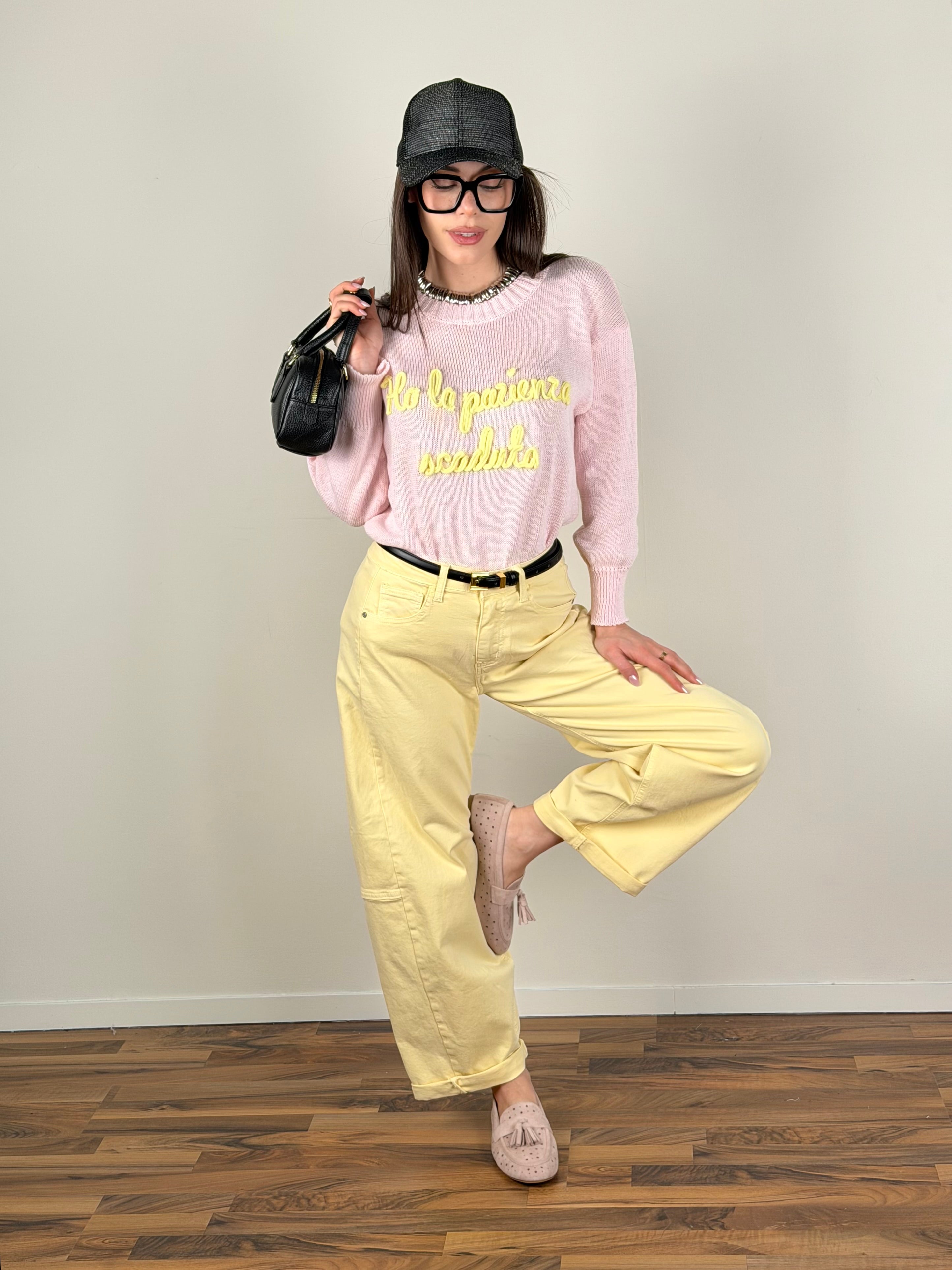 Jeans balloon colors giallo