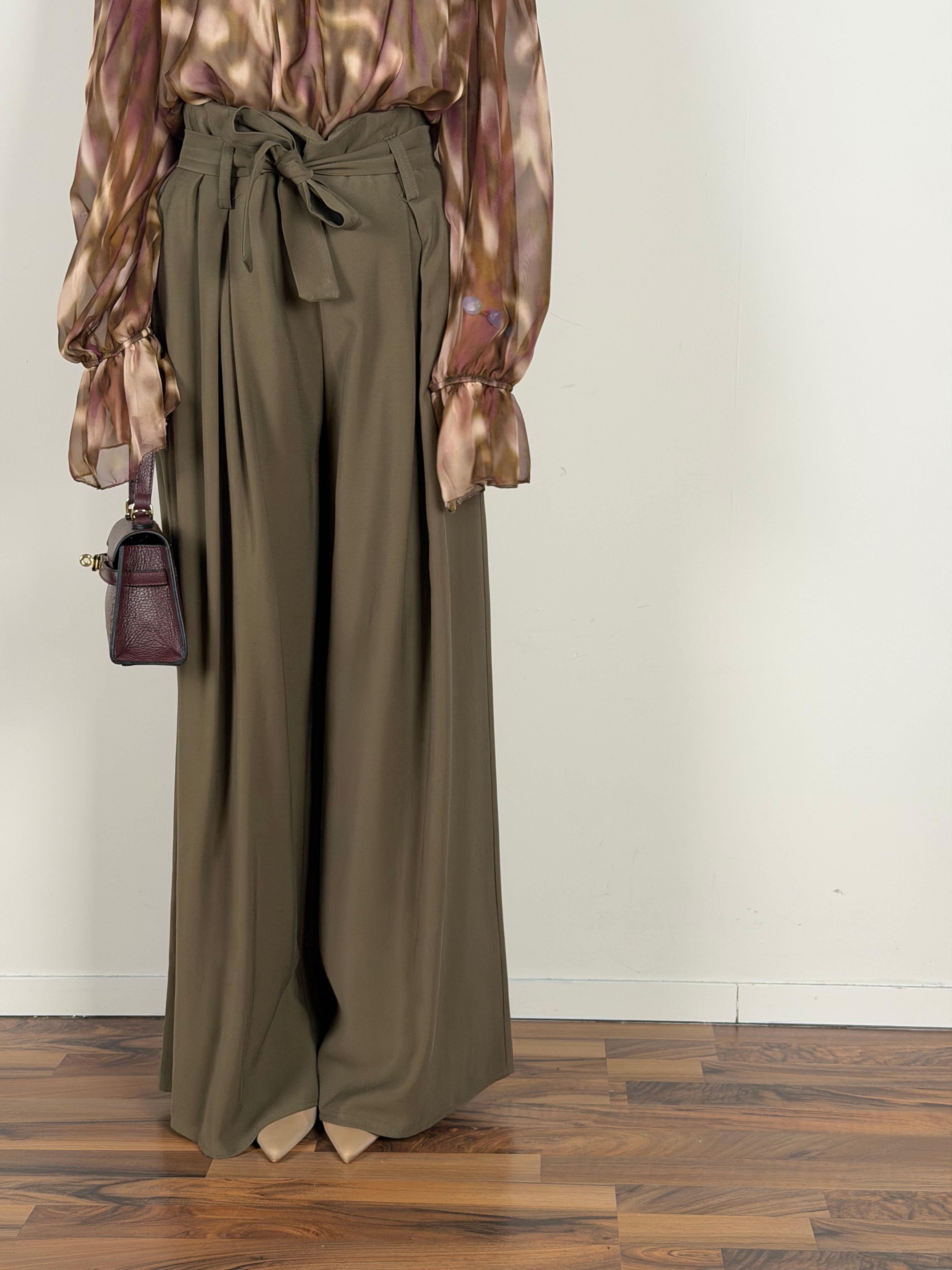 Pantalone Maxi fiocco Milly verde