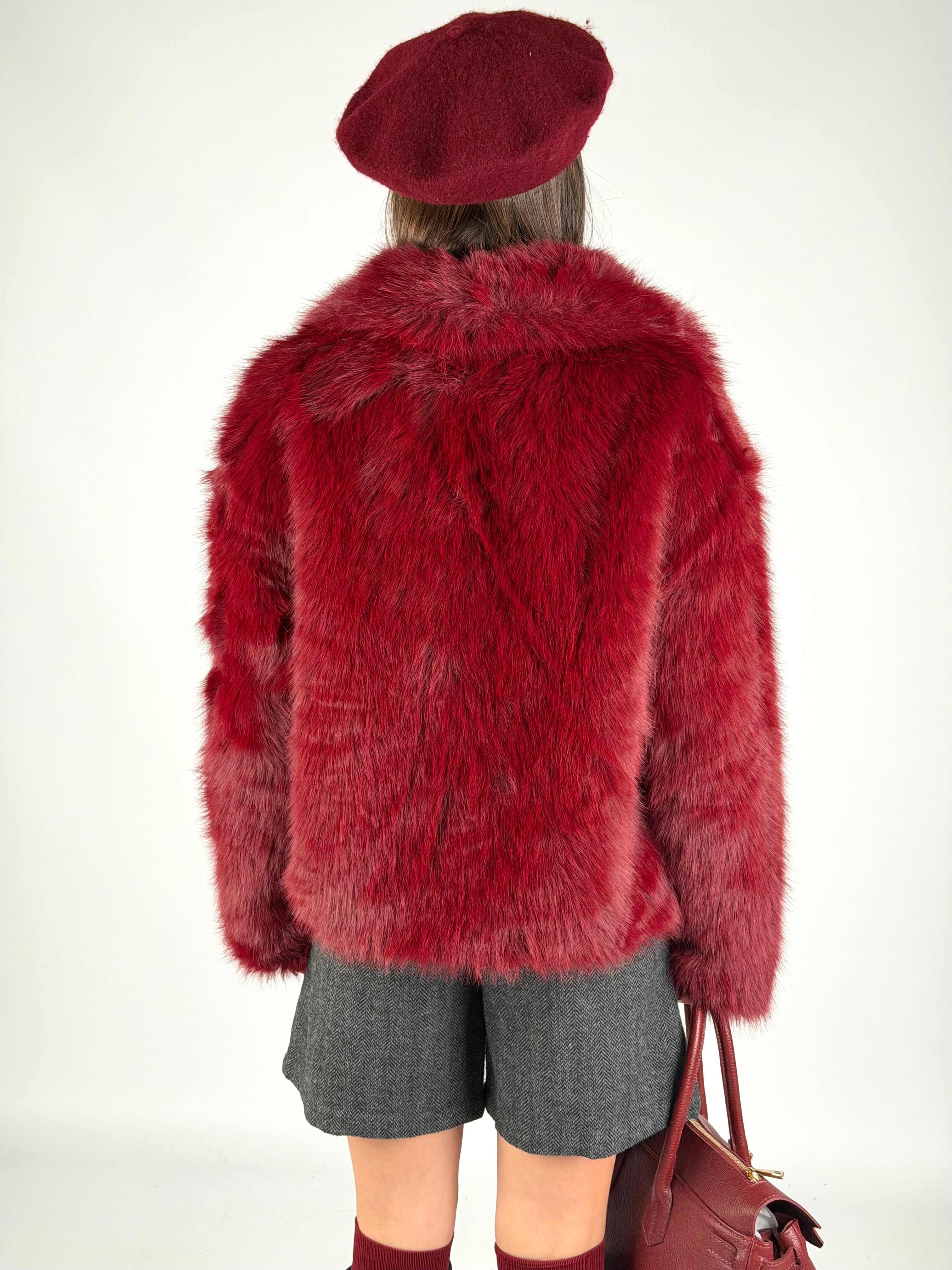 Pelliccia Soleil bordeaux