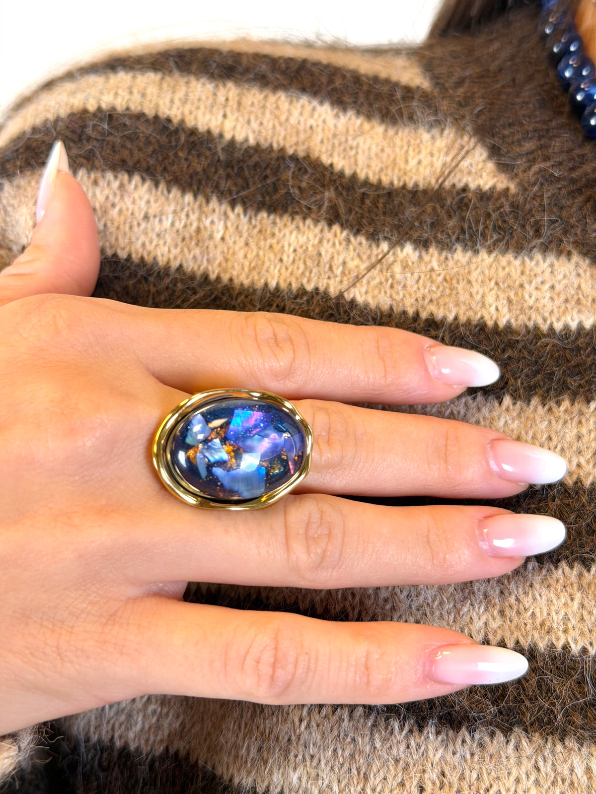 Anello Universo - collezione Blu Sky