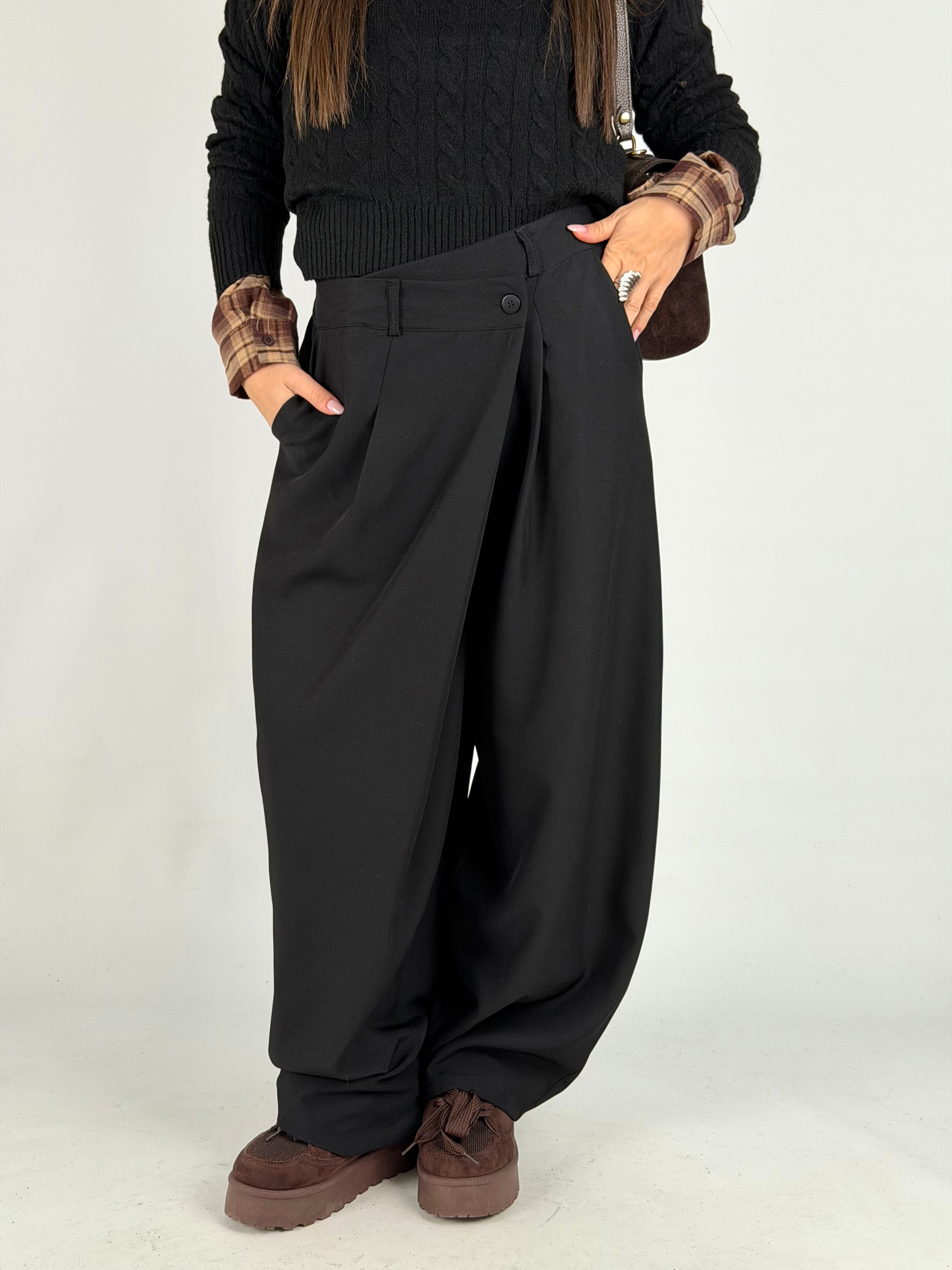 Pantalone Delia nero