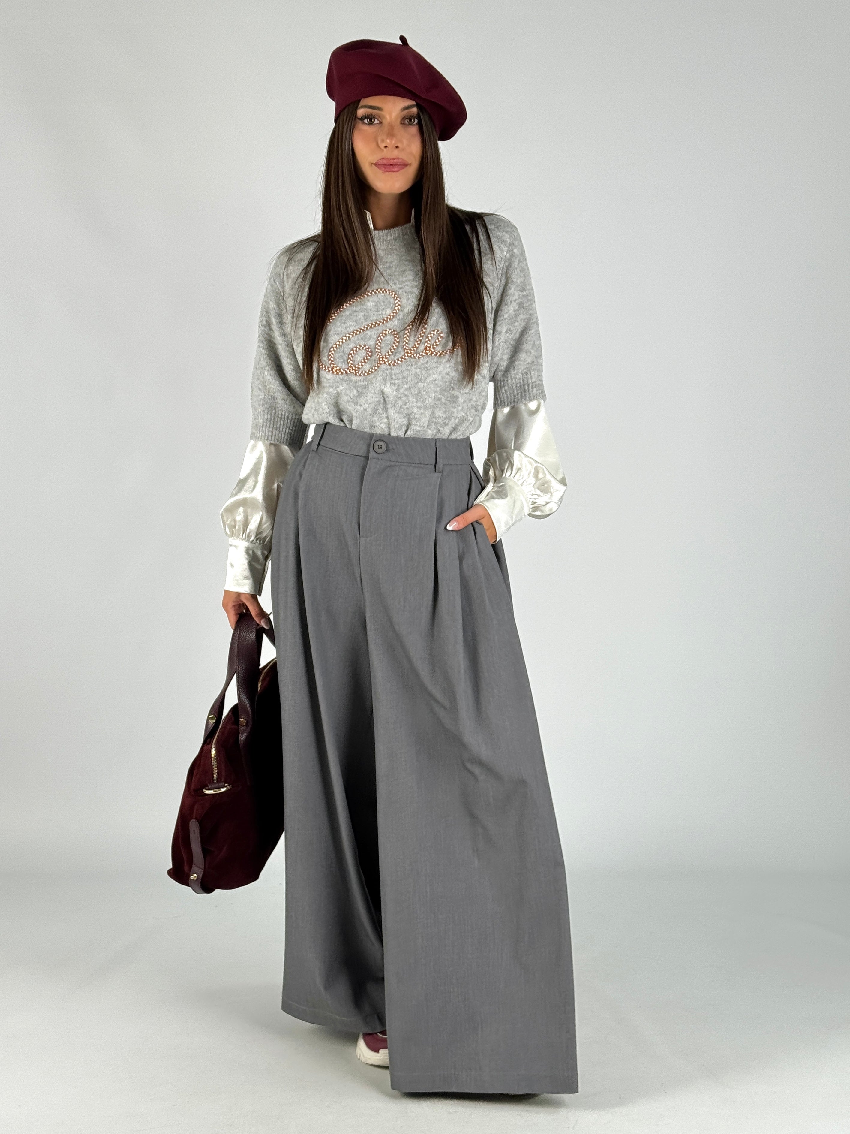 Pantalone Belle grigio