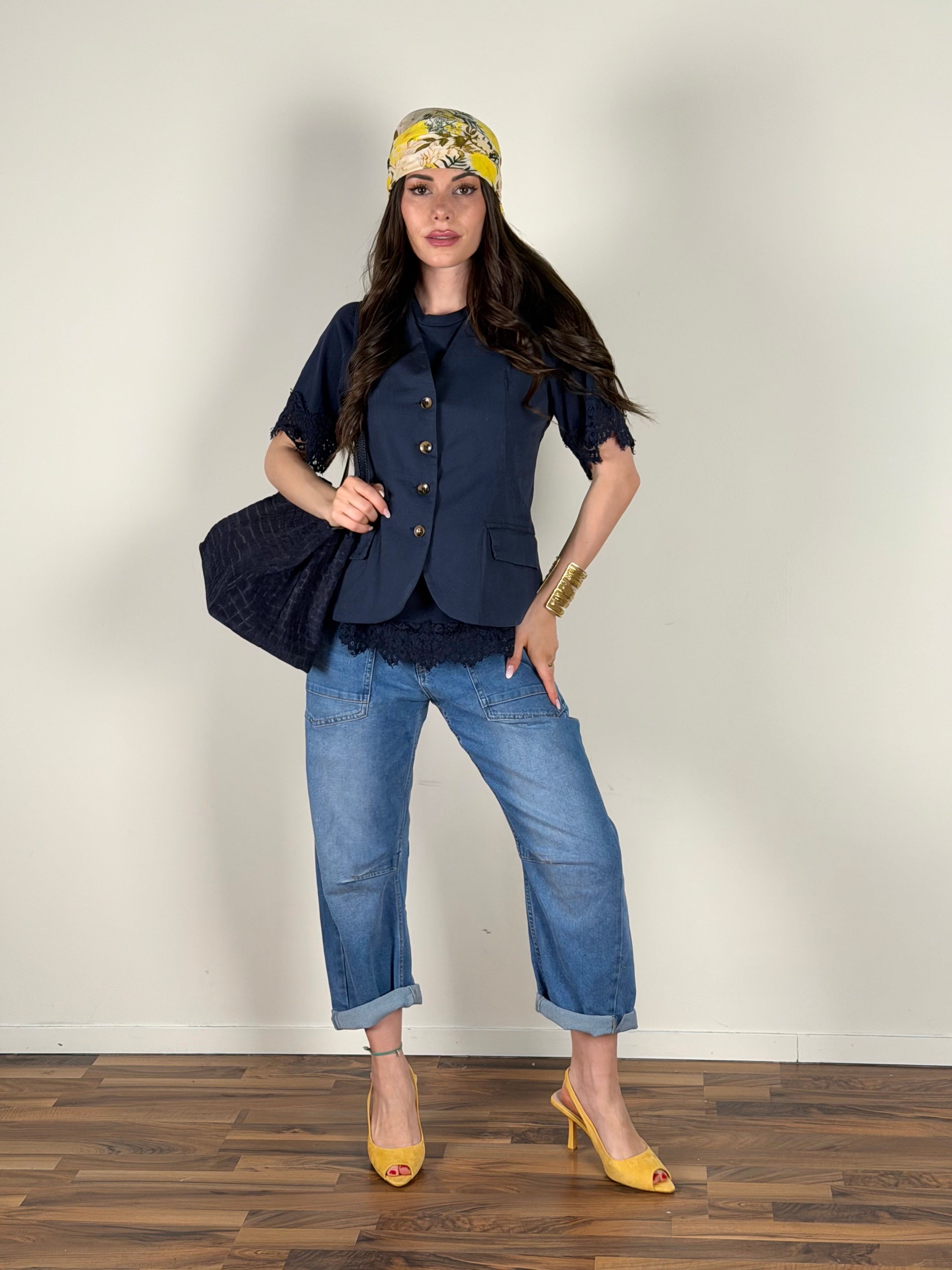 Gilet Lara blu
