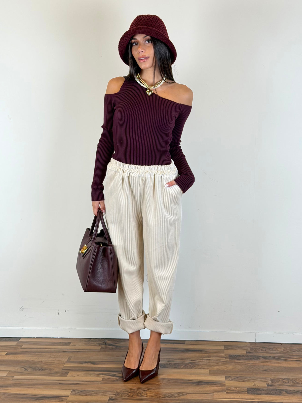 Maglia Dela bordeaux