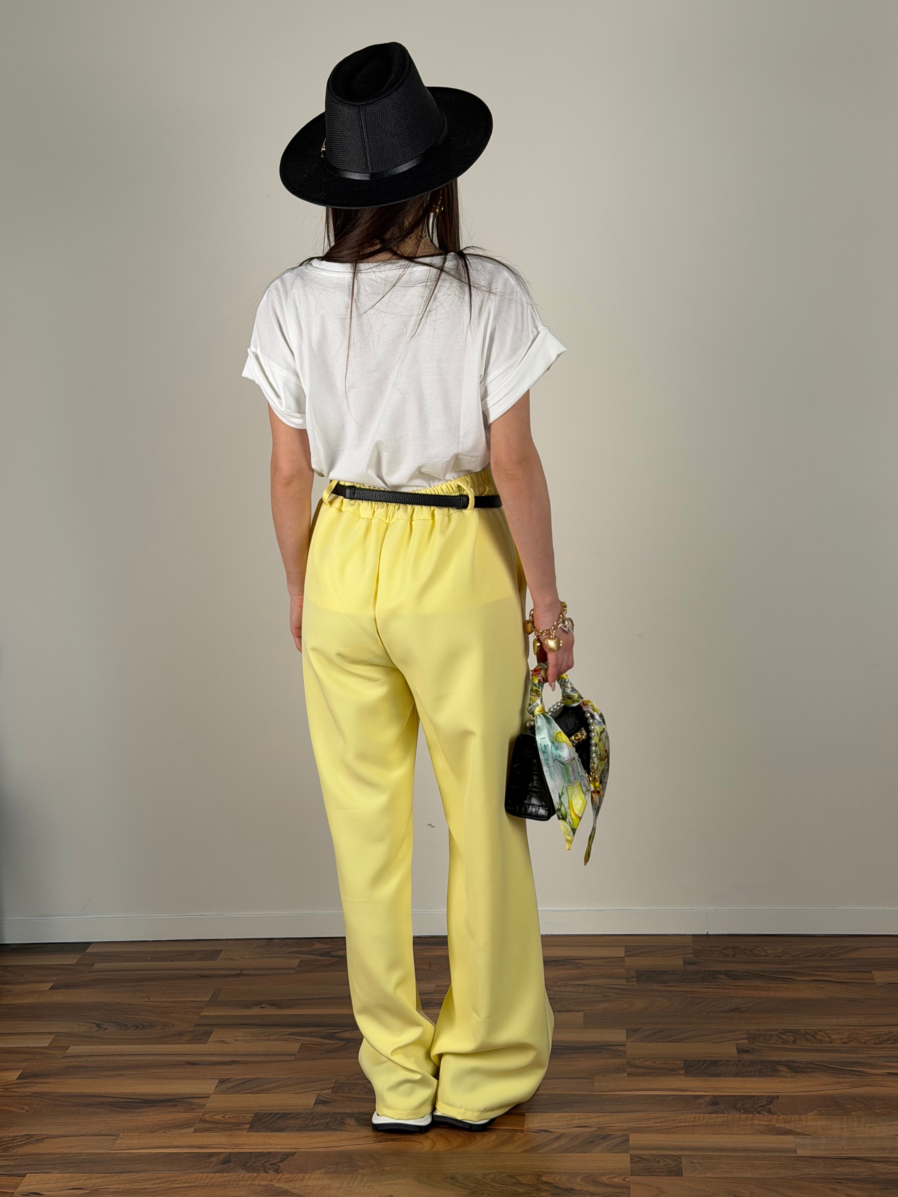 Pantalone everyday giallo