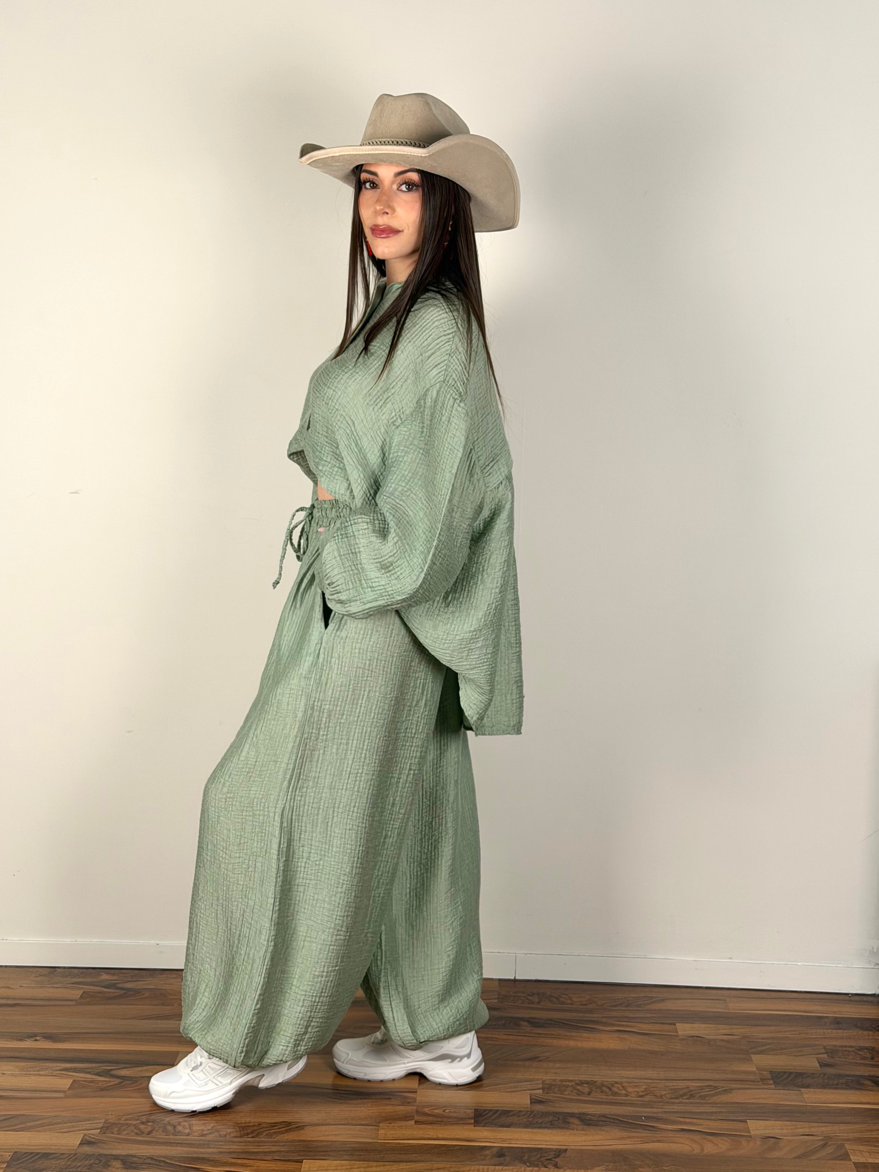 Pantalone completo Sweet verde