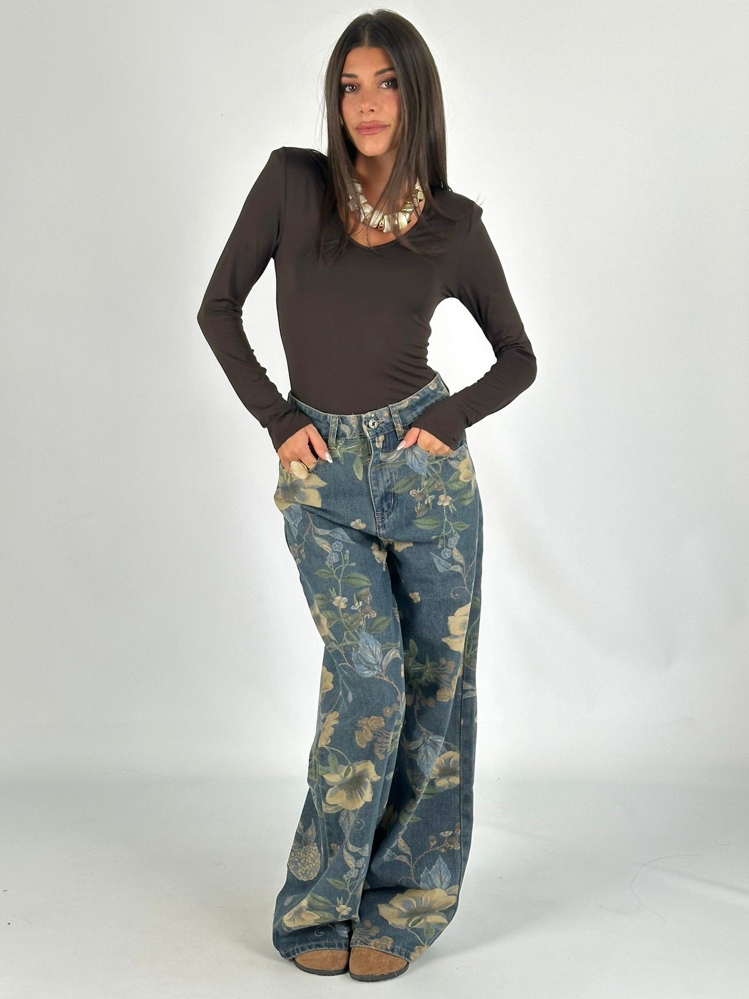 Maglia anni 90 marrone