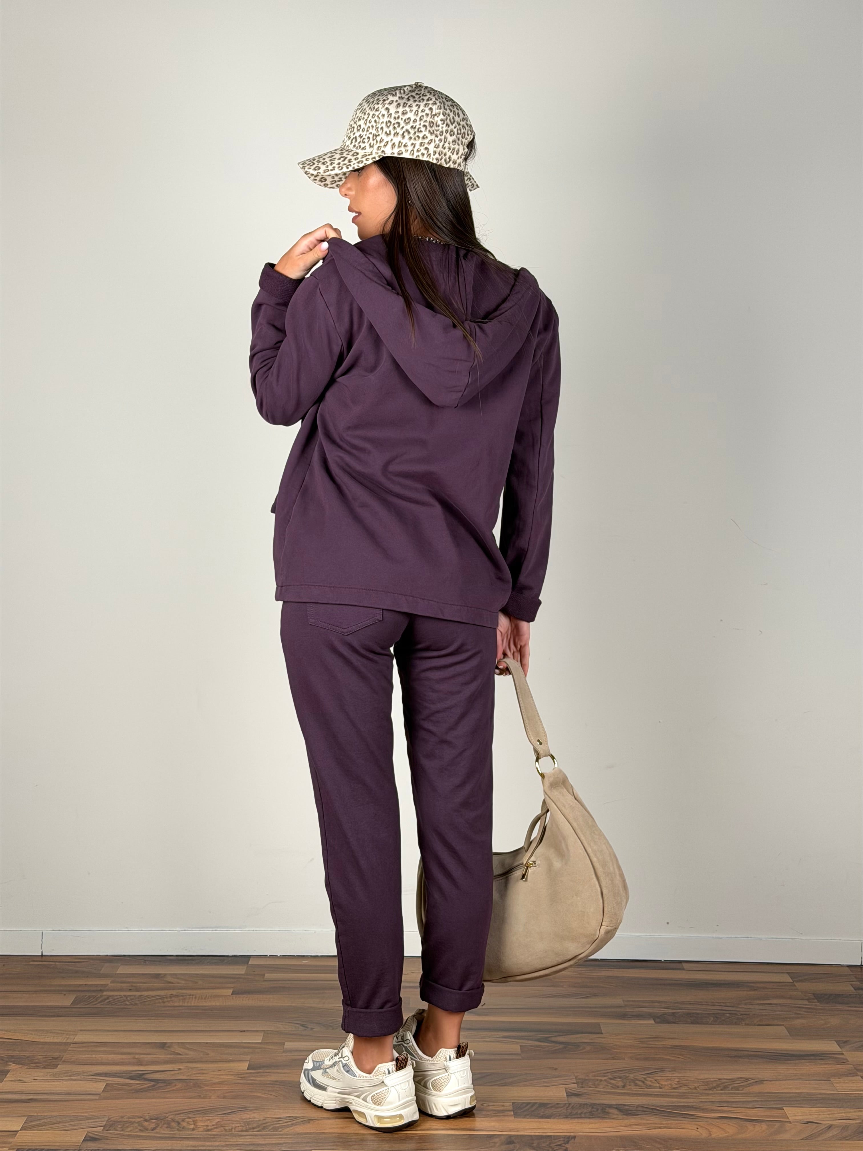 Pantalone Andromeda bordeaux