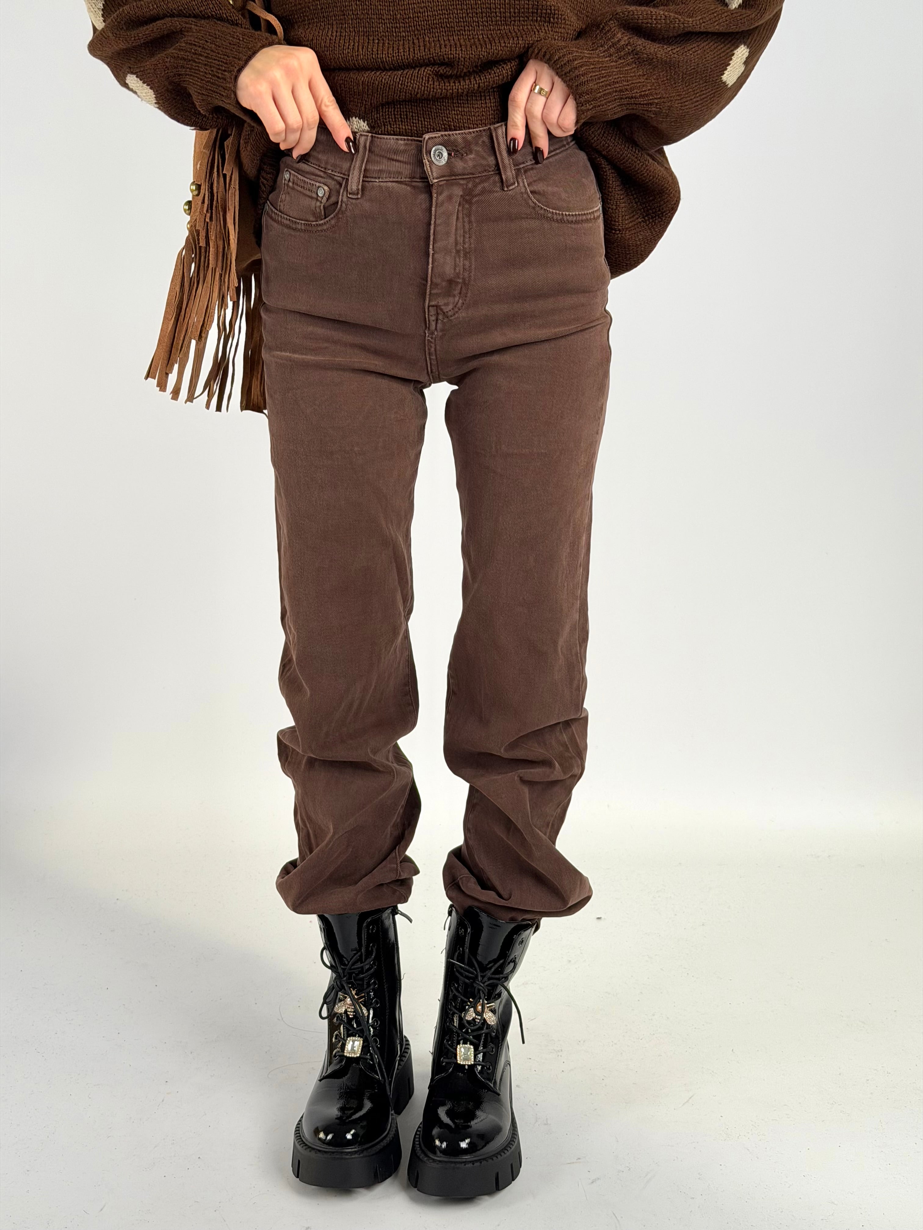 Jeans romantica moro