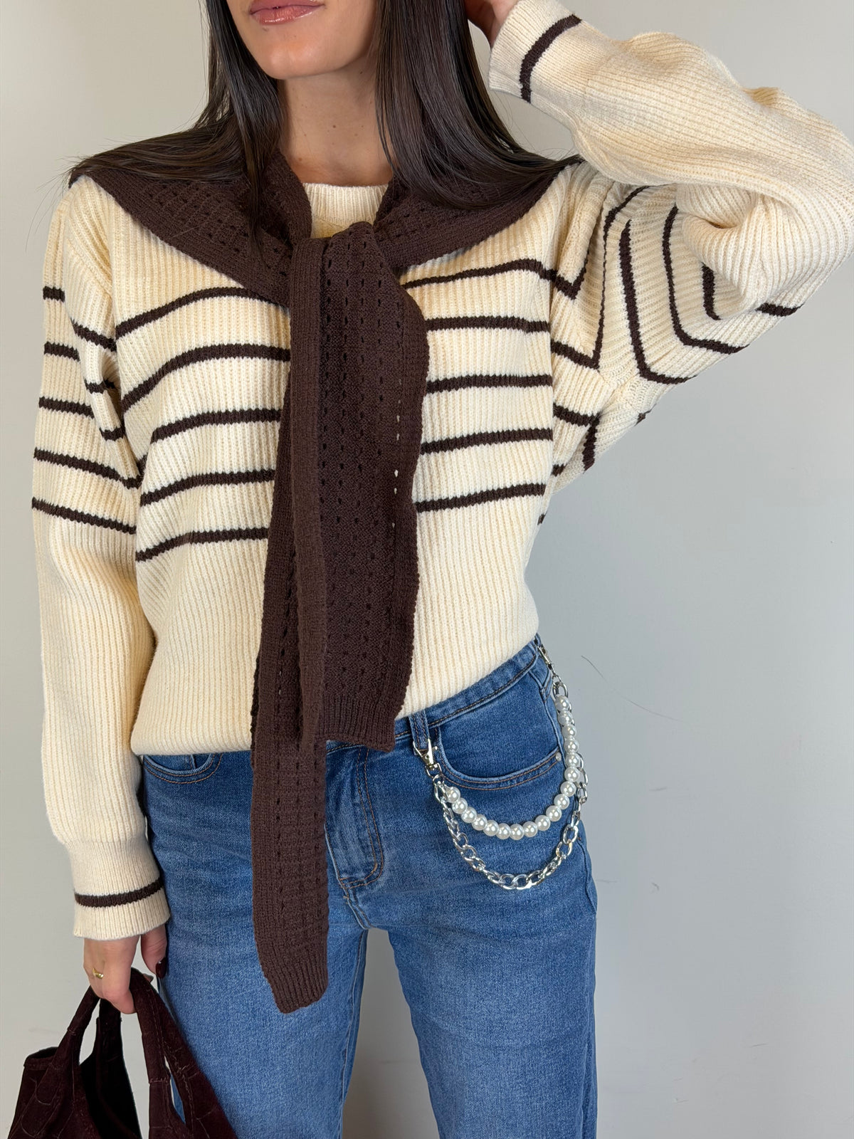 Maglia Pearl beige