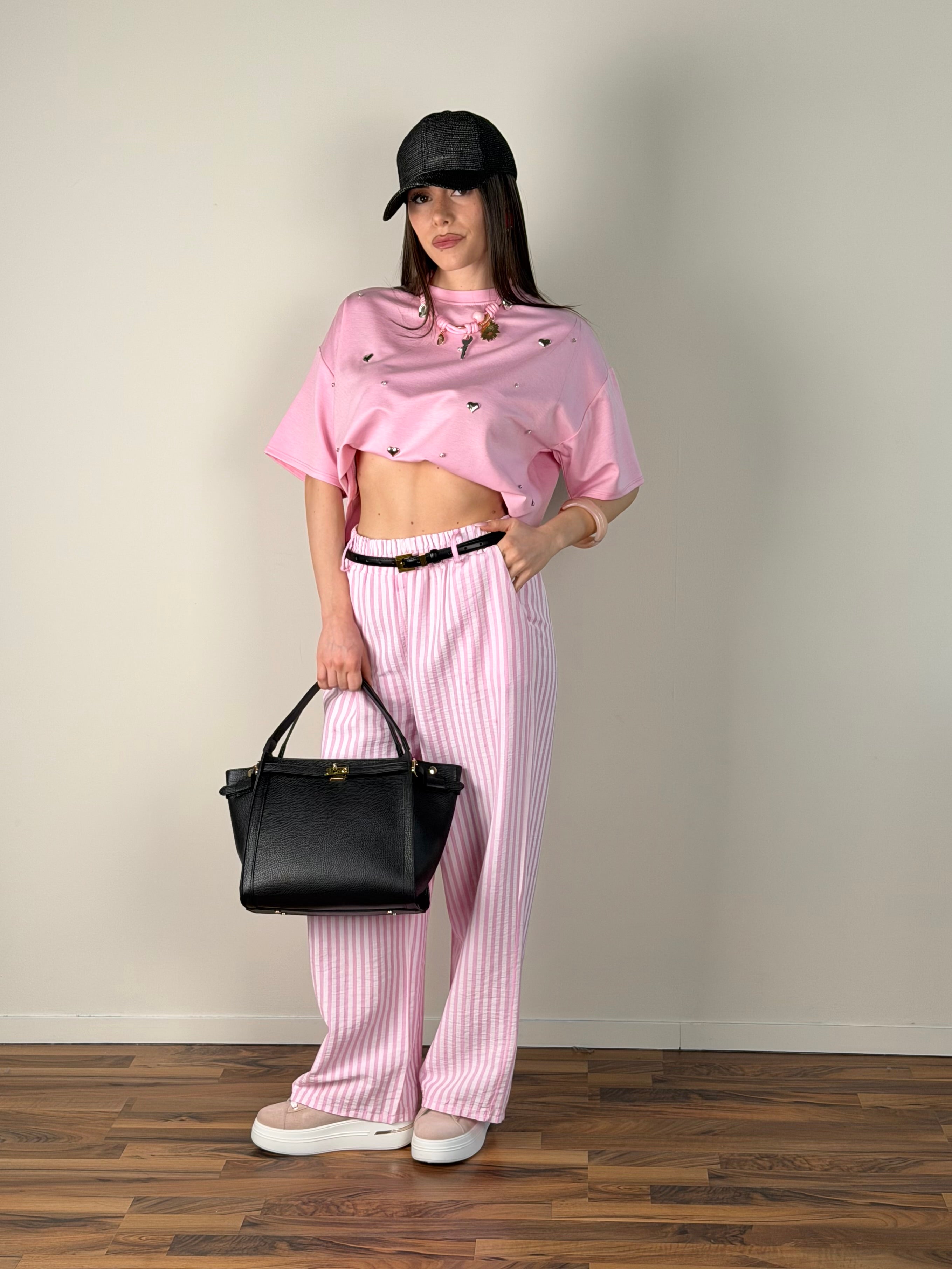 T-shirt Essenza rosa