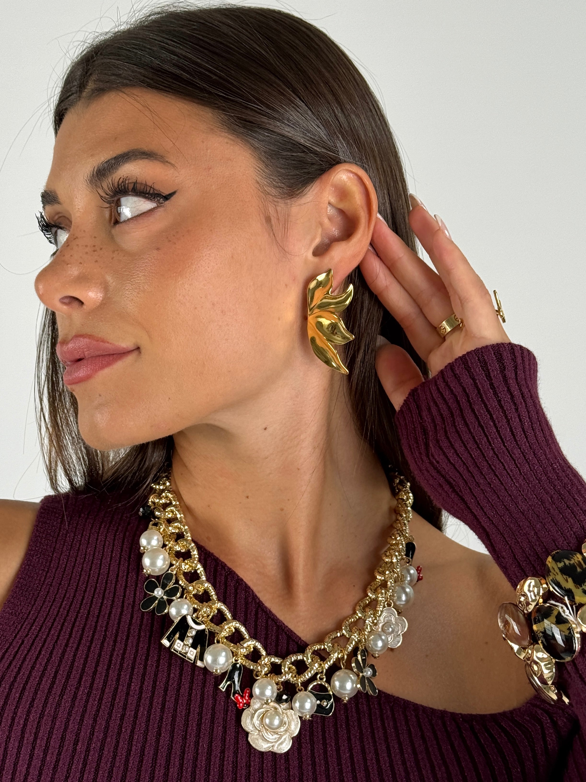 Orecchini petalo - 2 colori