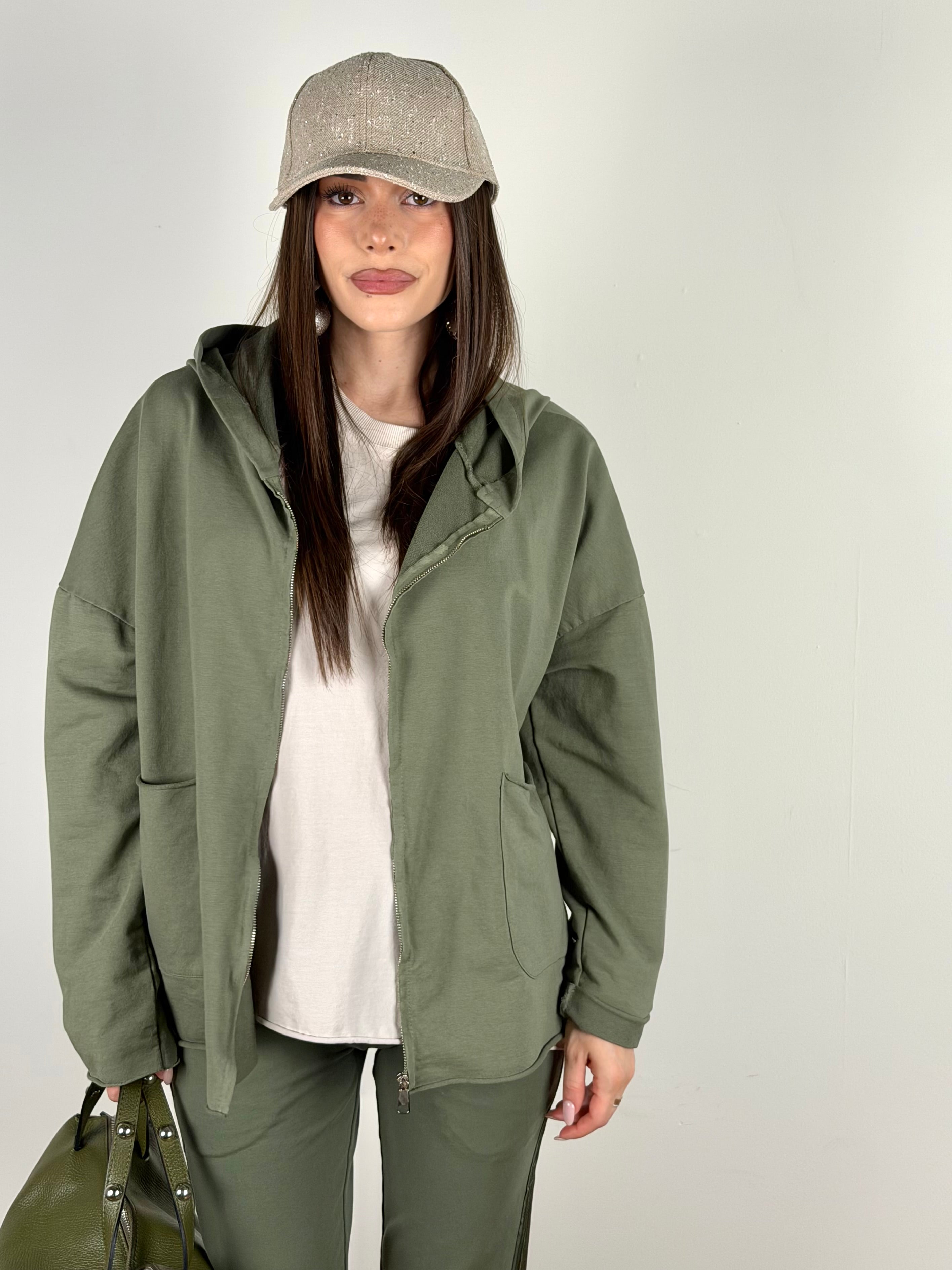 Felpa Malibu verde
