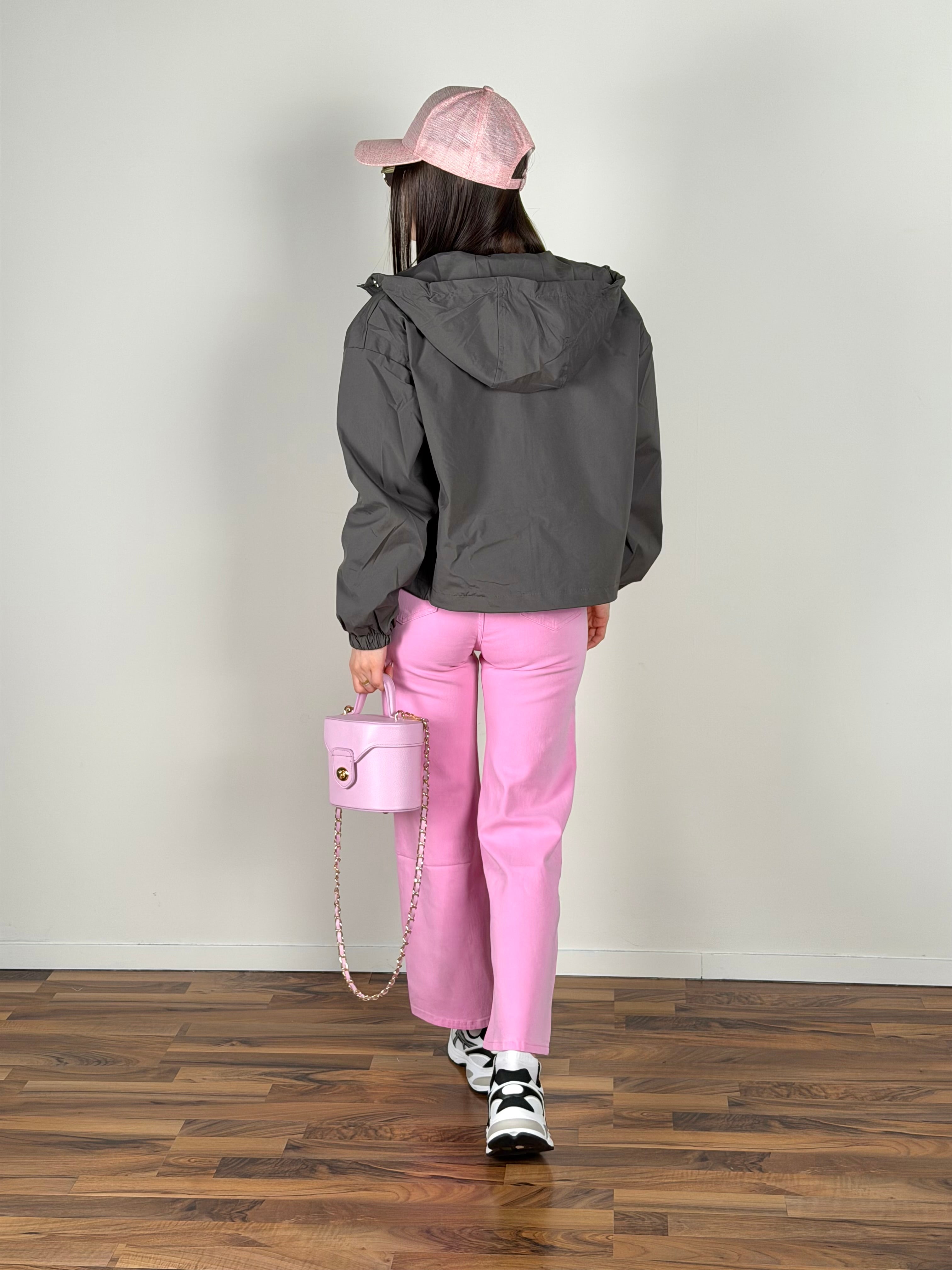 Bomber Stay chic grigio