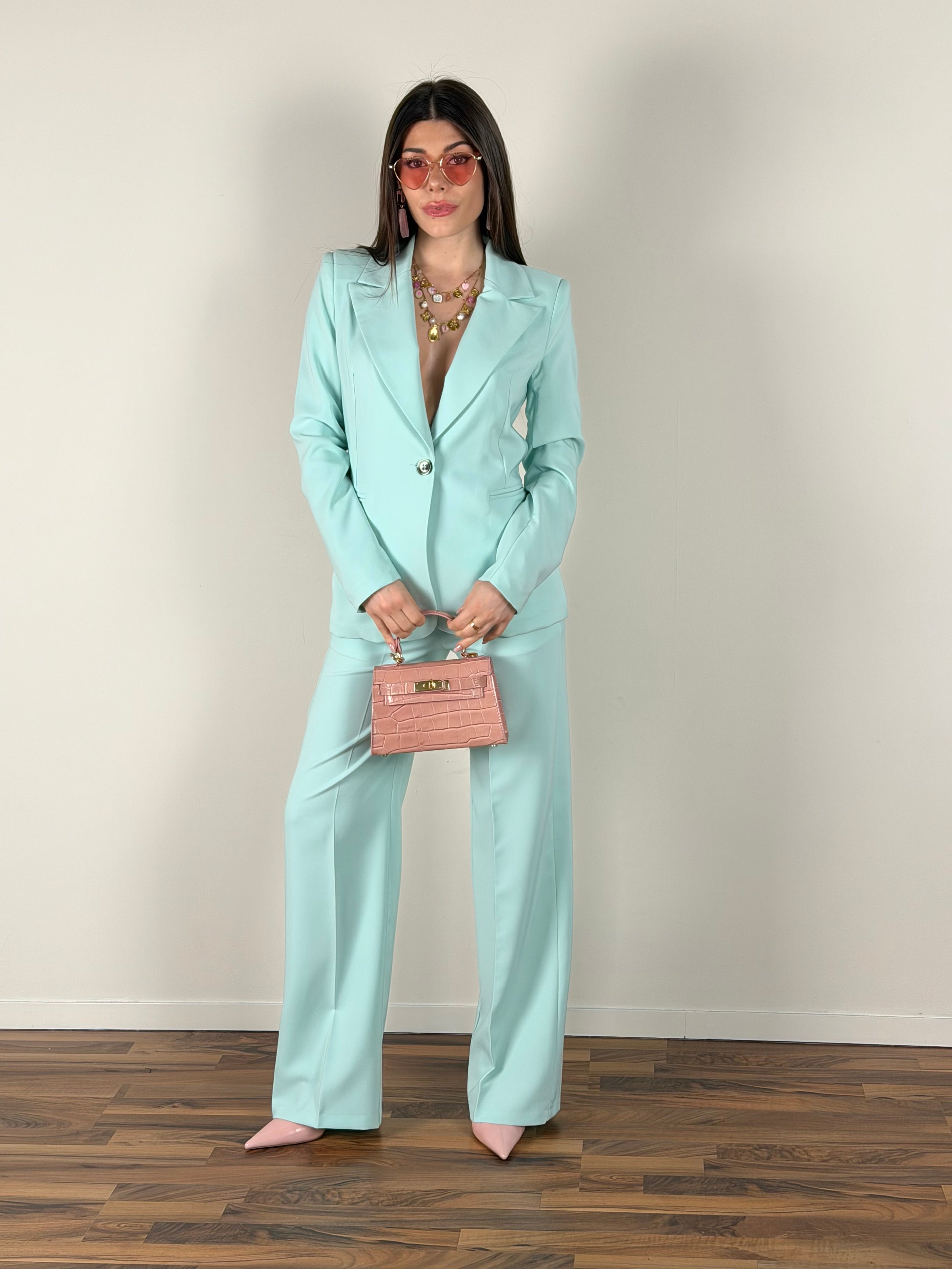 Completo elodie palazzo turchese