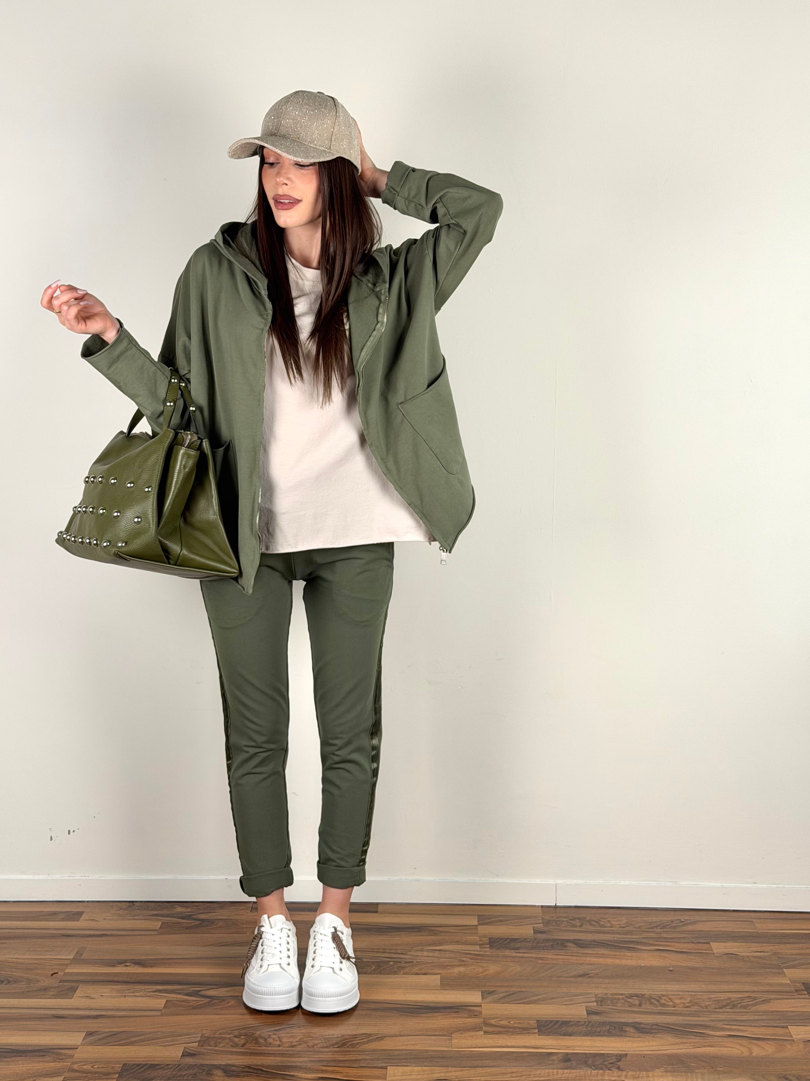 Felpa Malibu verde