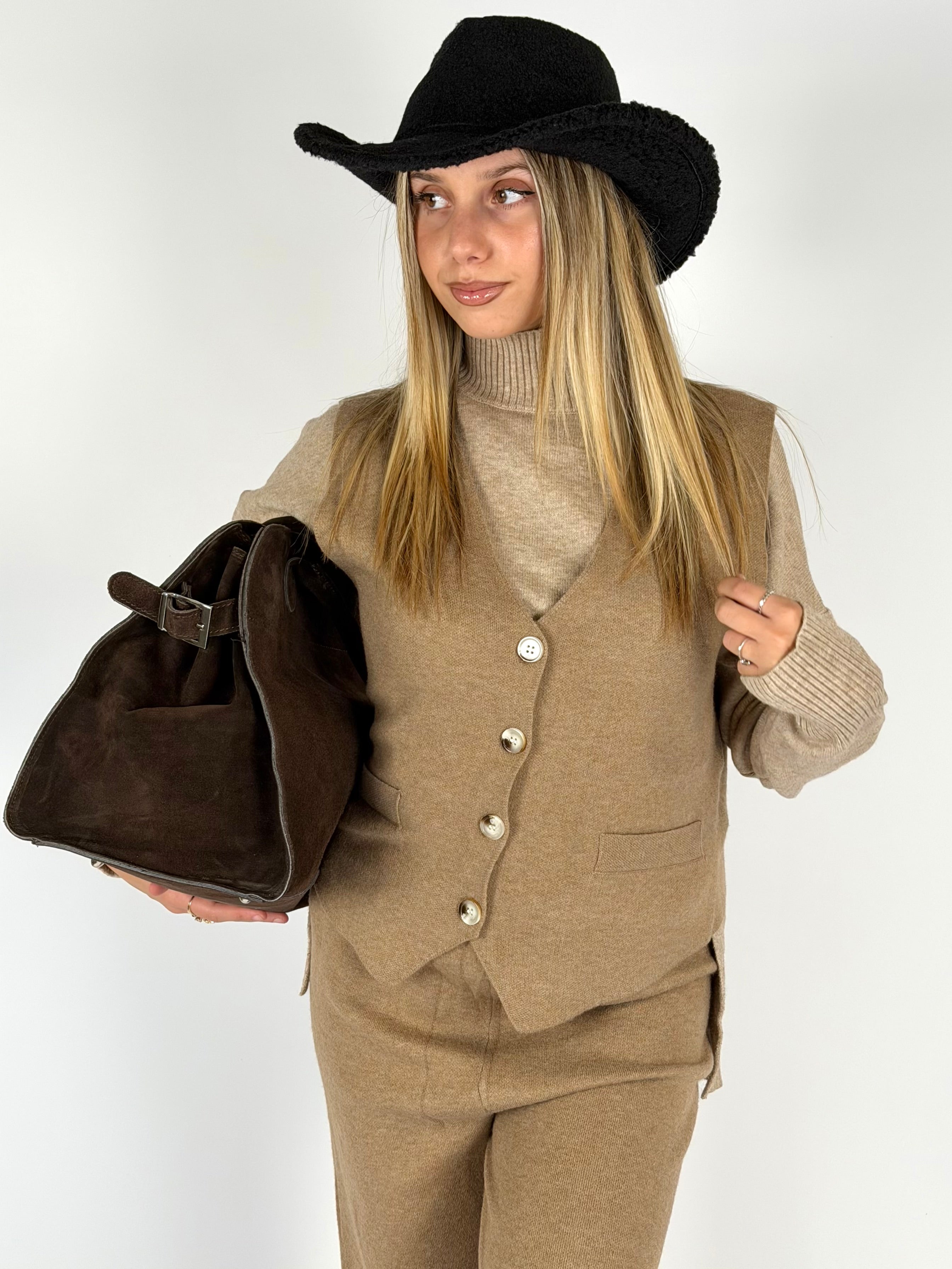 Gilet Aluna beige