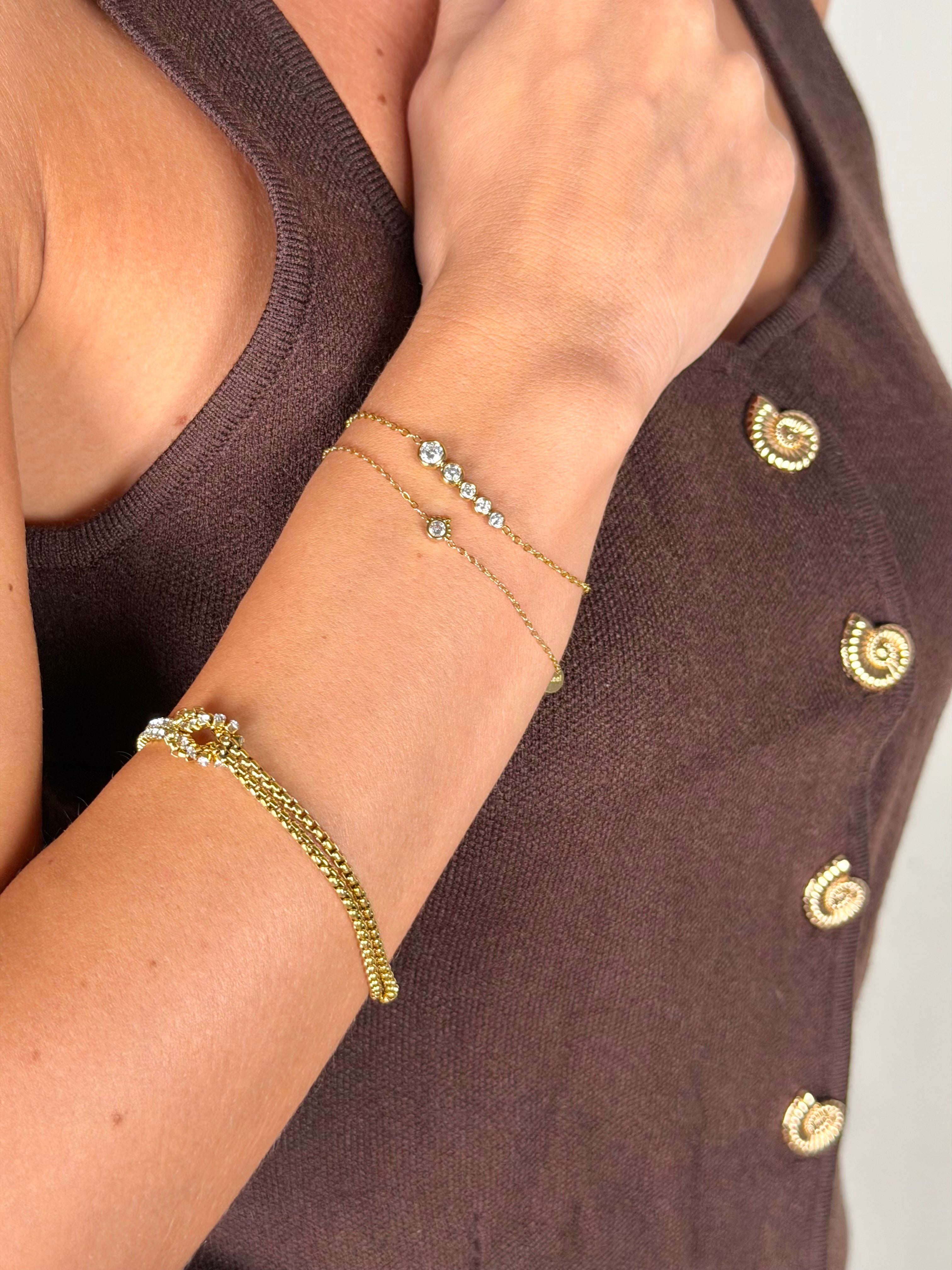 Bracciale luce - collezione versus oro