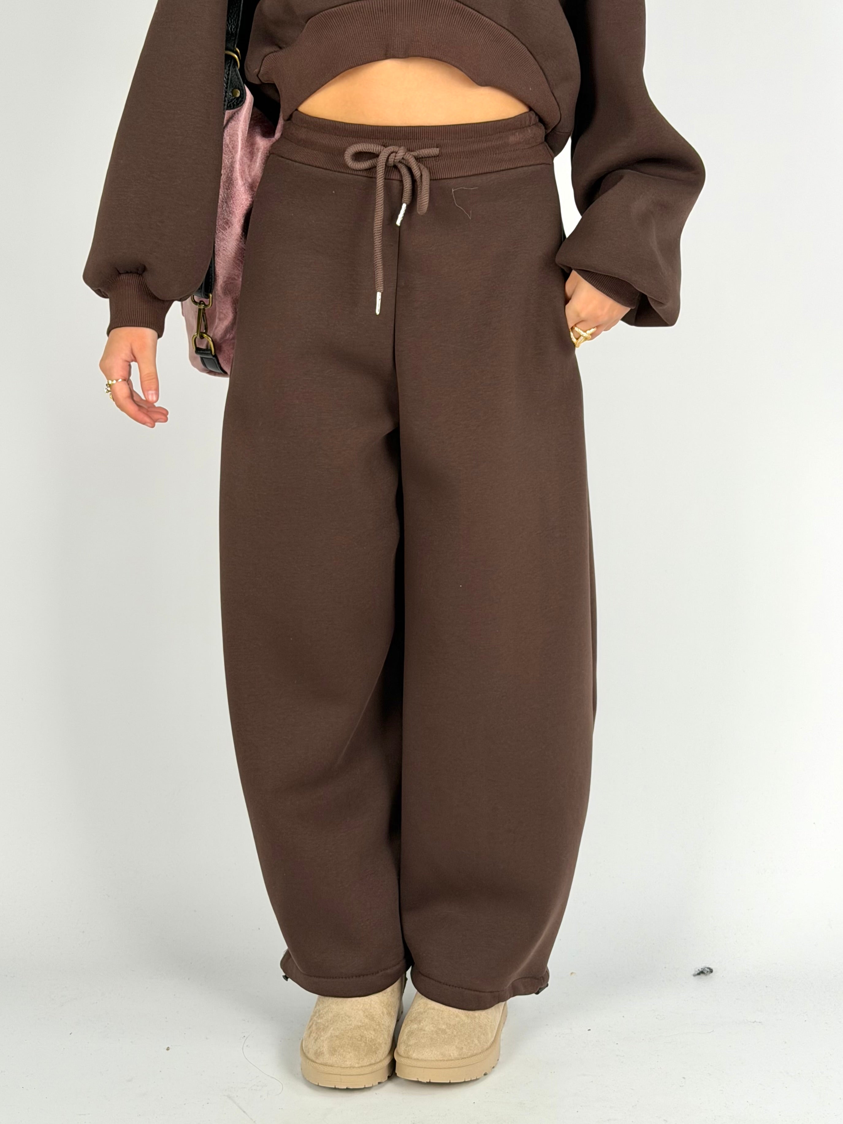 Pantalone tuta sportiva Diva moro