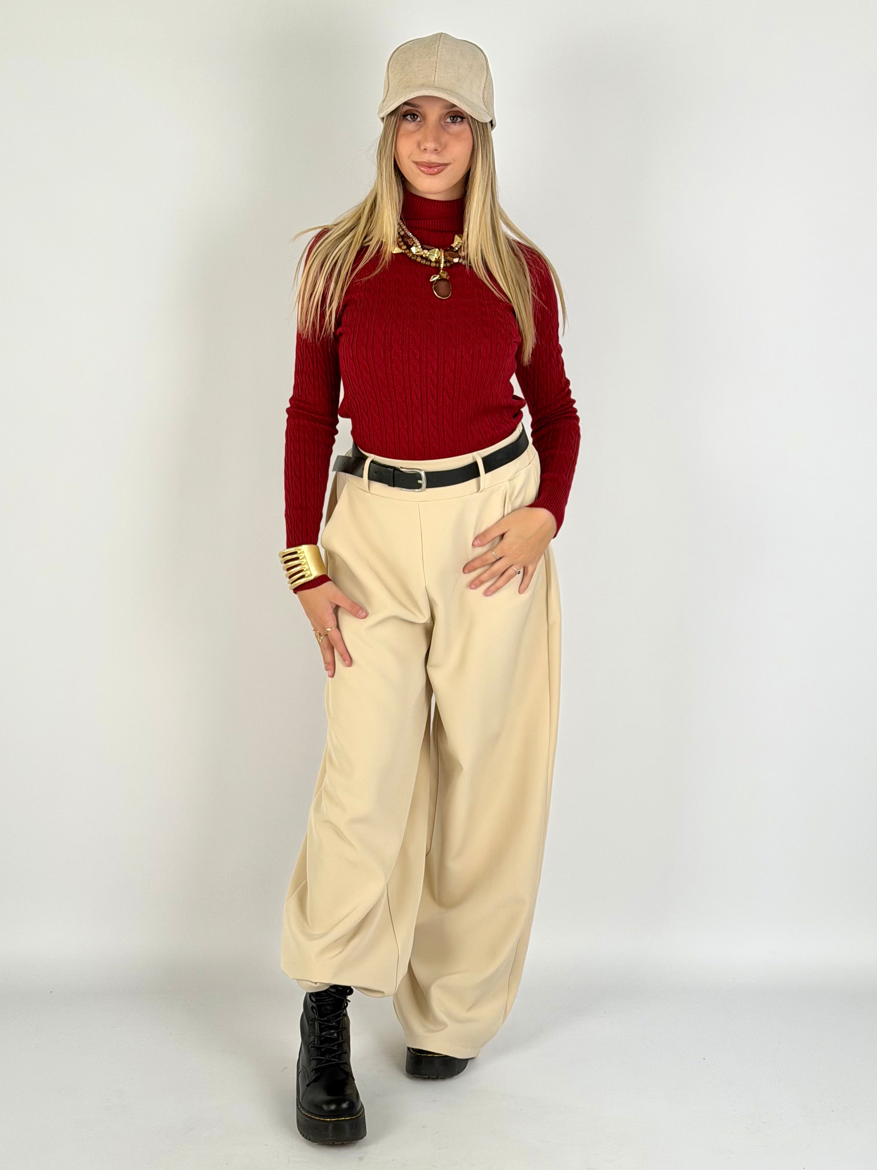 Maglia Tabata bordeaux