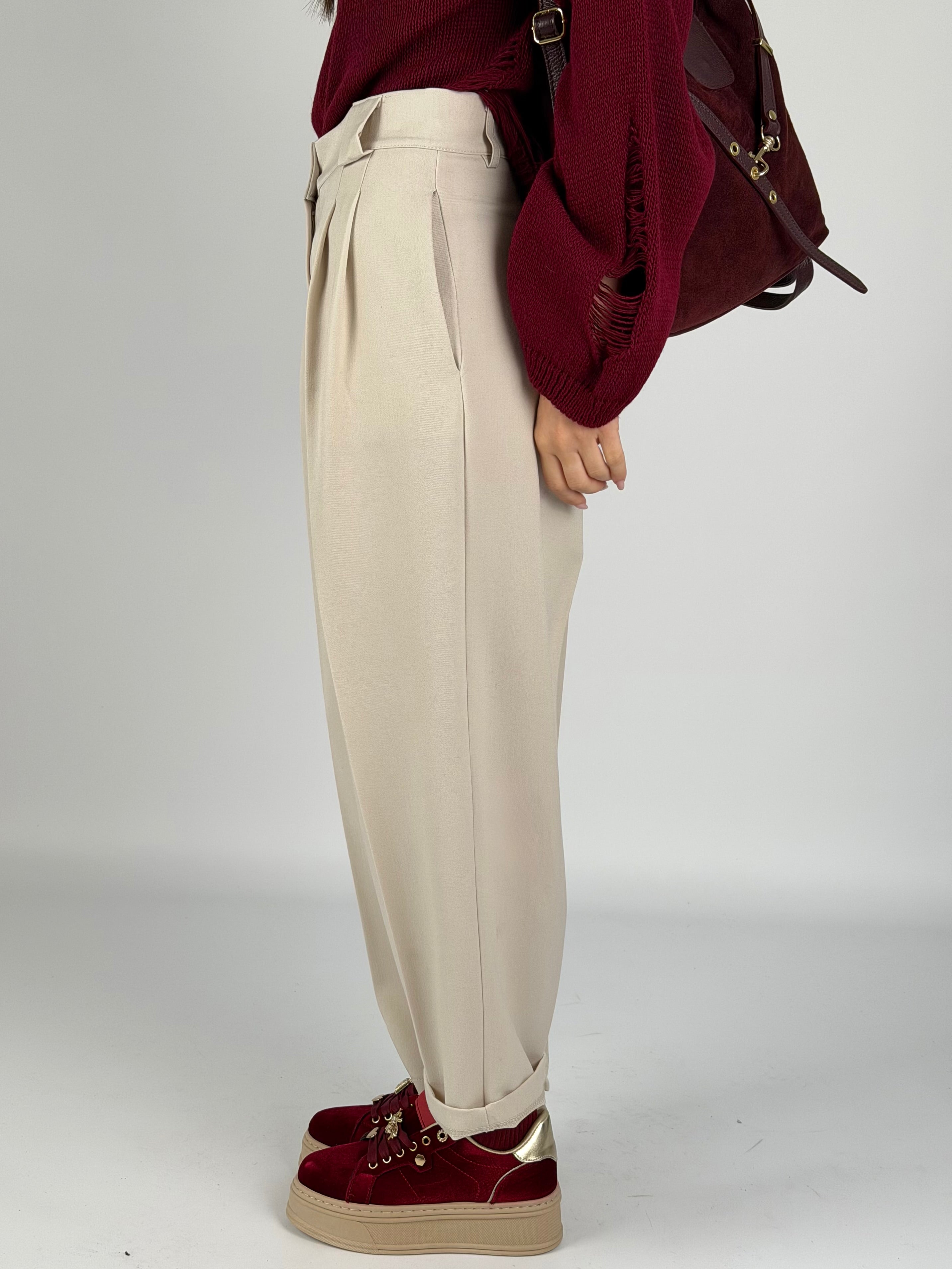 Pantalone Amanda beige