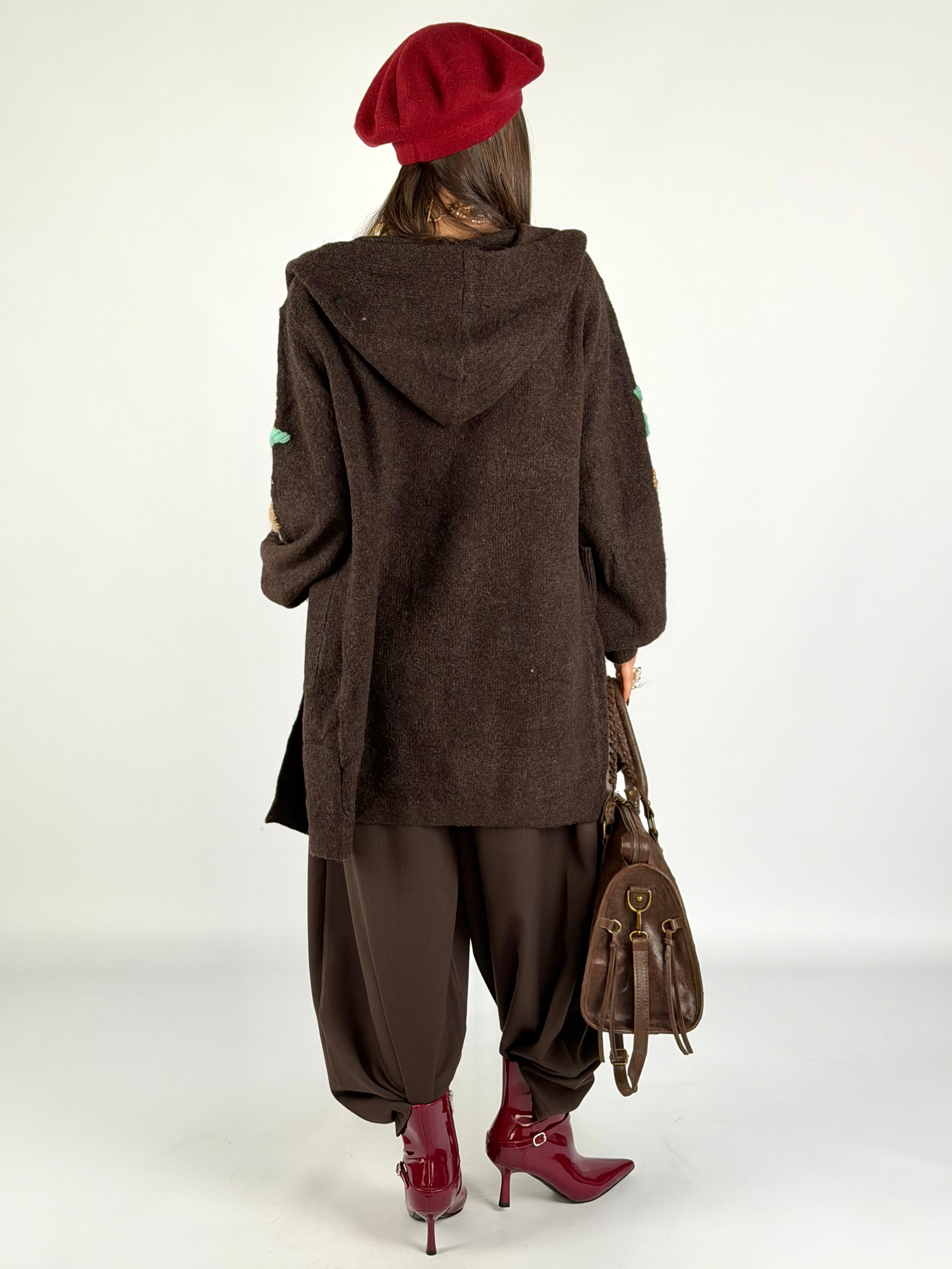 Cardigan Flora moro