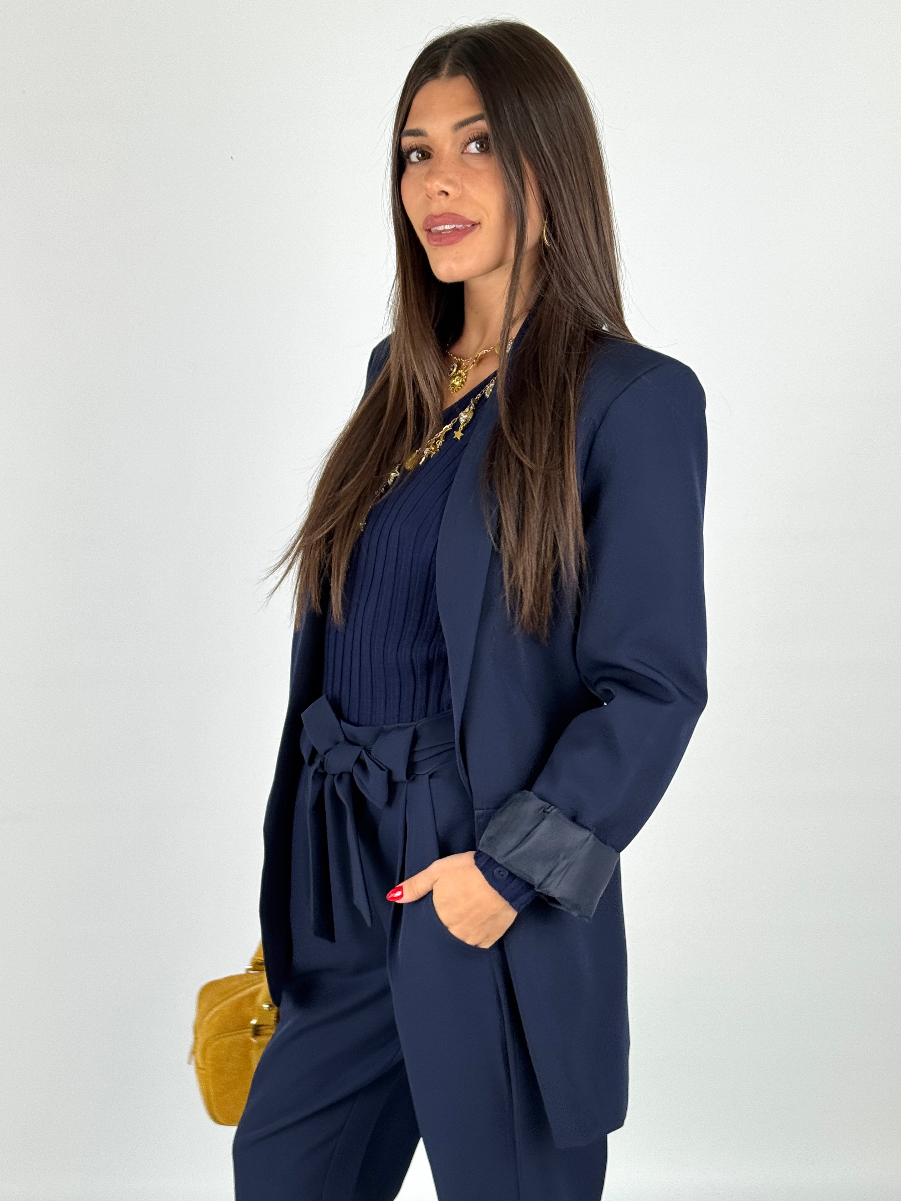 Giacca completo Amira blu notte