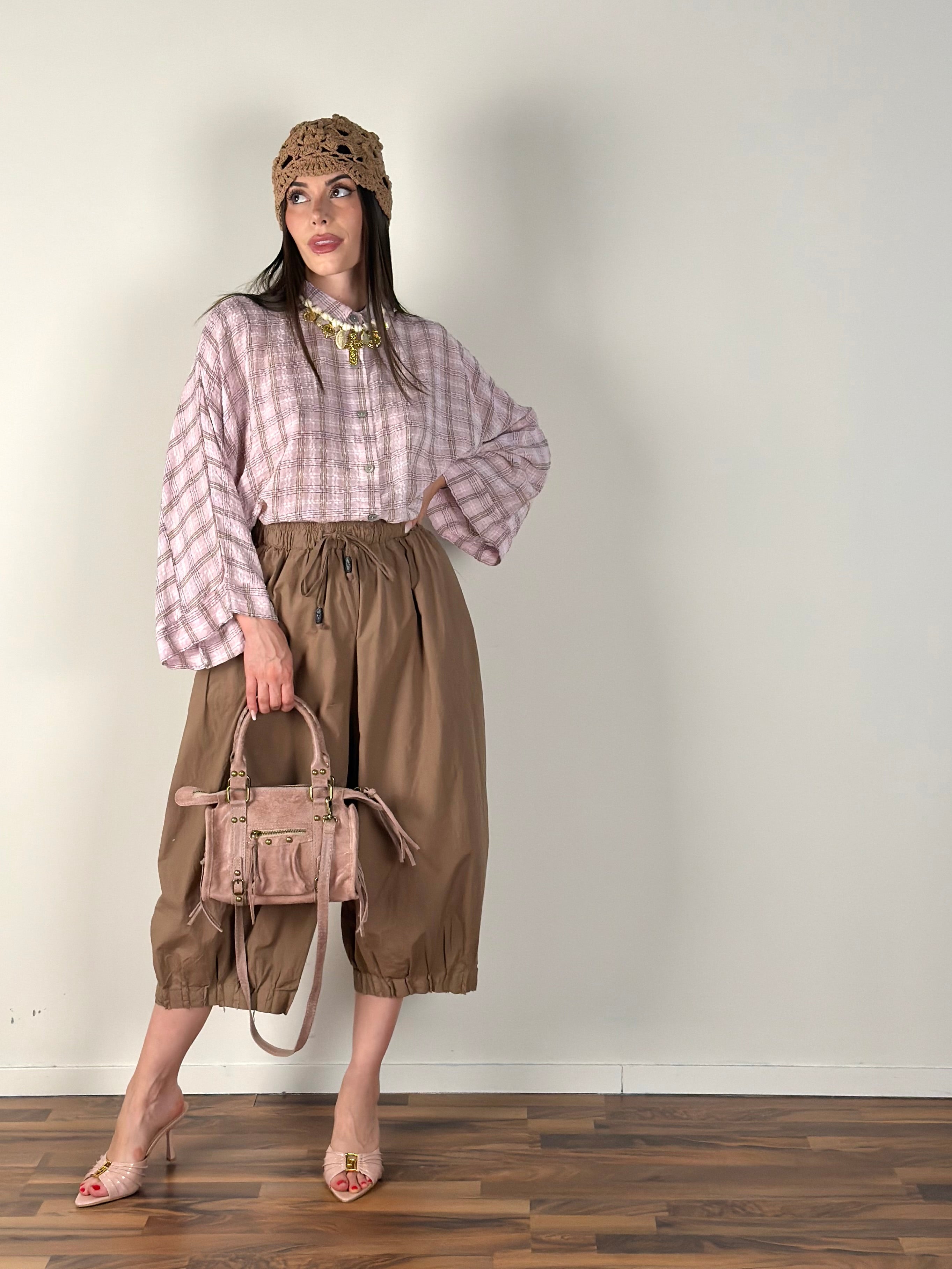 Pantalone Grace caffè